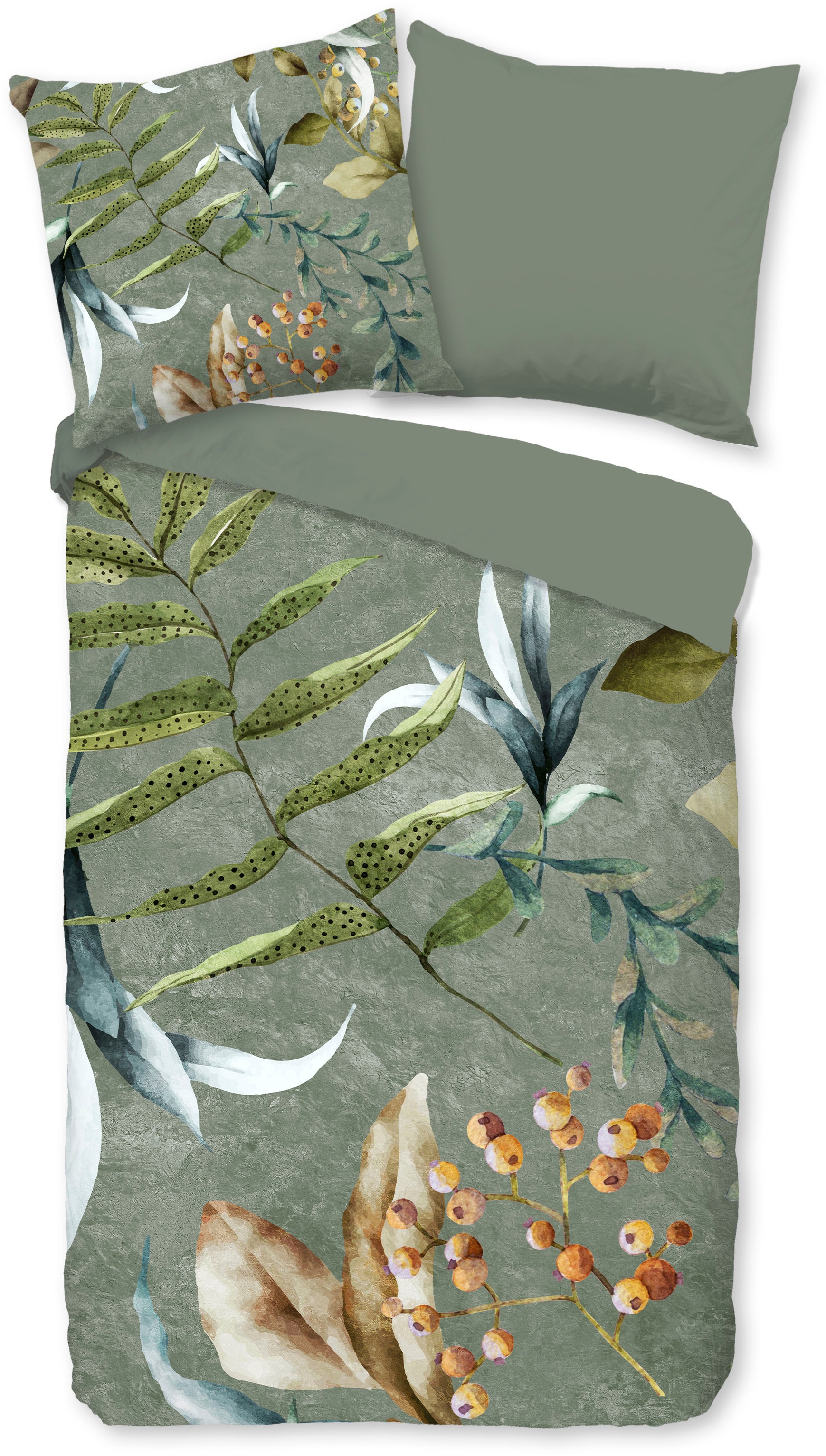 good morning Wendebettwäsche »Janika« 3 Stk. tlg. 100% Baumwolle, Renforcé, günstig online kaufen