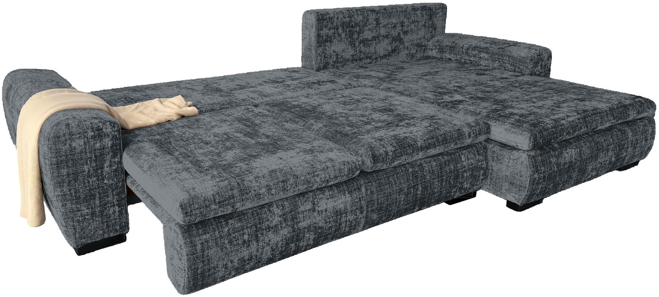 Home affaire Ecksofa »Cara Mia L-Form, B: 325 cm« mit 4 Zierkissen, optiona günstig online kaufen