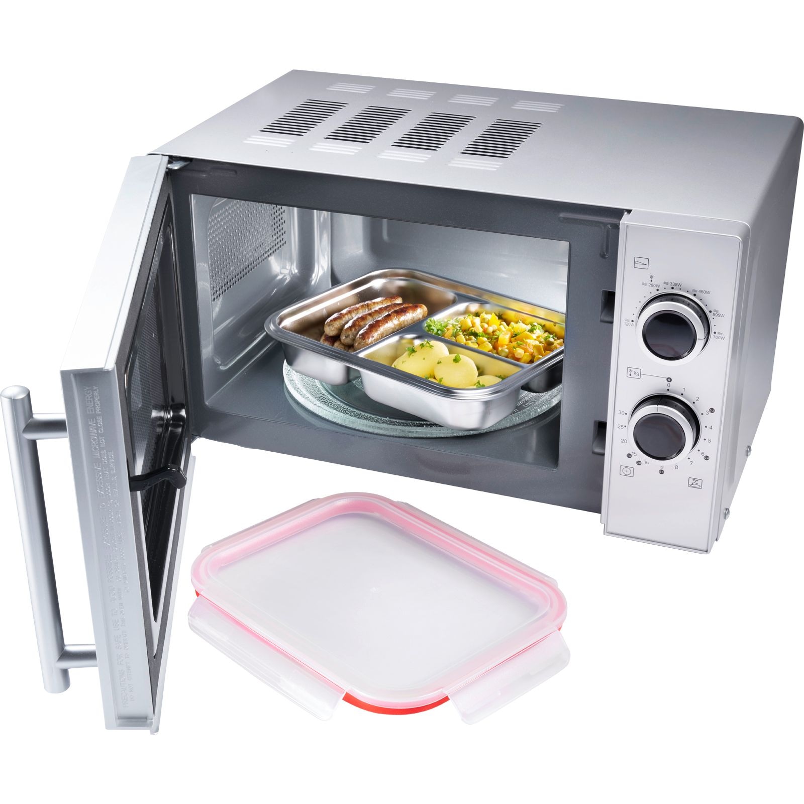 WESTMARK Lunchbox »Edelstahl Lunch Box/ Frischhaltedose, geteilt, 280 + 280 + 4« Made in Germany, 5 Jahre Garantie