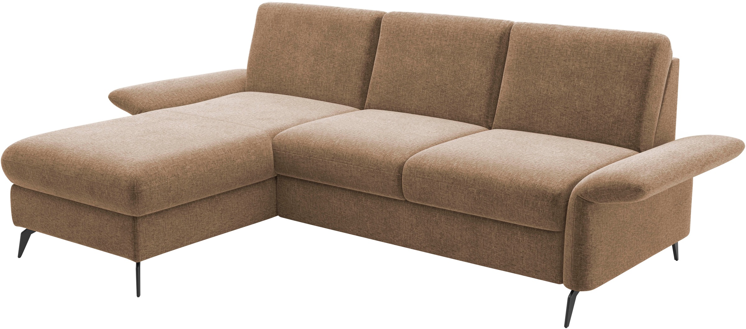 Home affaire Ecksofa »Rochelle«, optional: Armteilverstellung, klappbar, Bettkasen