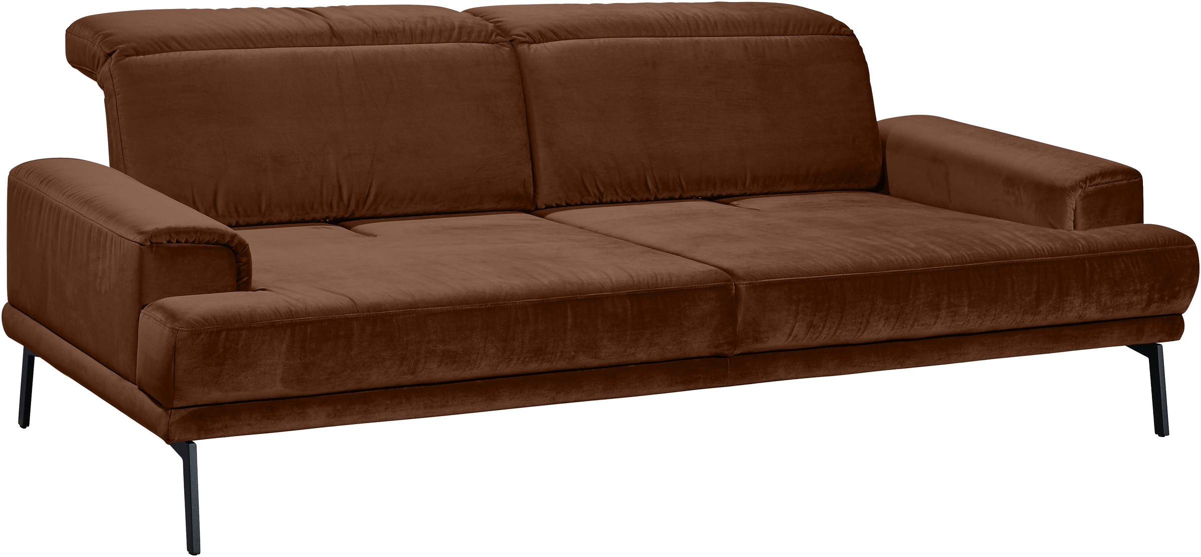 Musterring 3-Sitzer »MR 4580«, inkl. Kopf- und Sitztiefenverstellung, Fuß schwarz, B228 x T103 cm