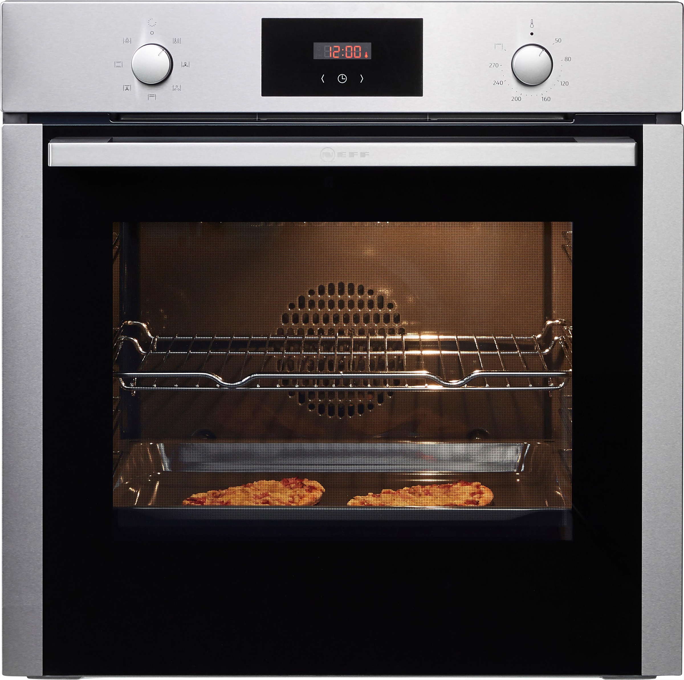 NEFF Backofen »B1CCC0AN0«, N 30, B1CCC0AN0, mit Teleskopauszug nachrüstbar, CircoTherm®-Heißluft