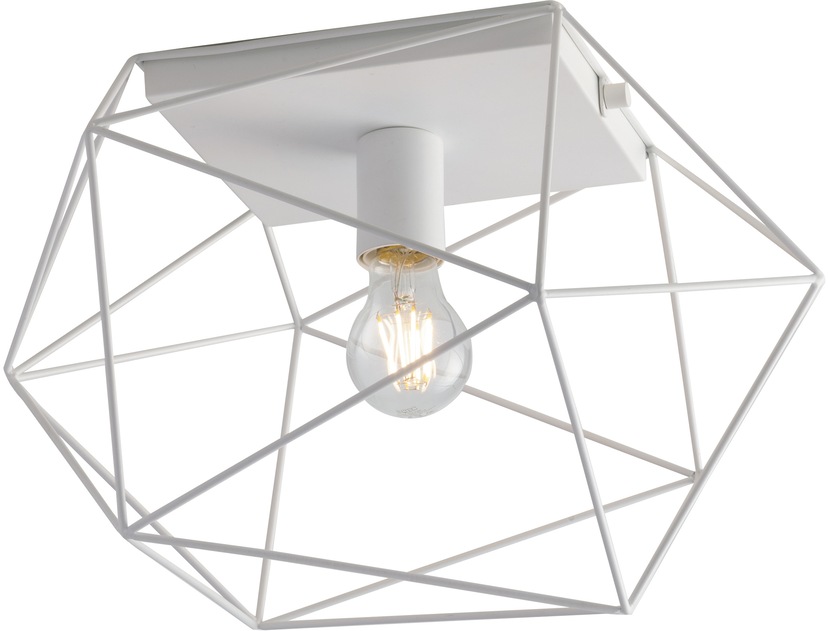 näve LED Wandschalter, kaufen über dimmbar Energieeffizienzklasse: G, auf Deckenleuchte 1 flammig-flammig, Stufen 3- weiß Raten »Aarhus«