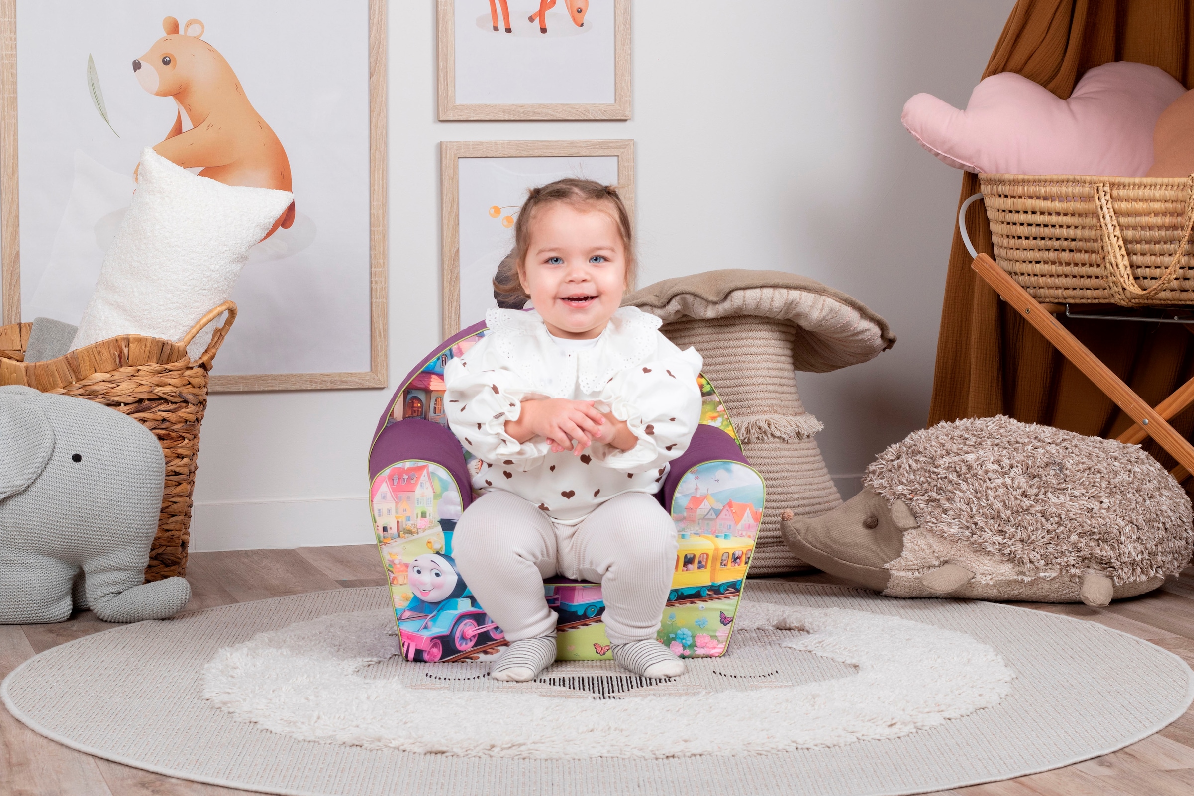 Knorrtoys® Sessel »Happy train«, für Kinder; Made in Europe
