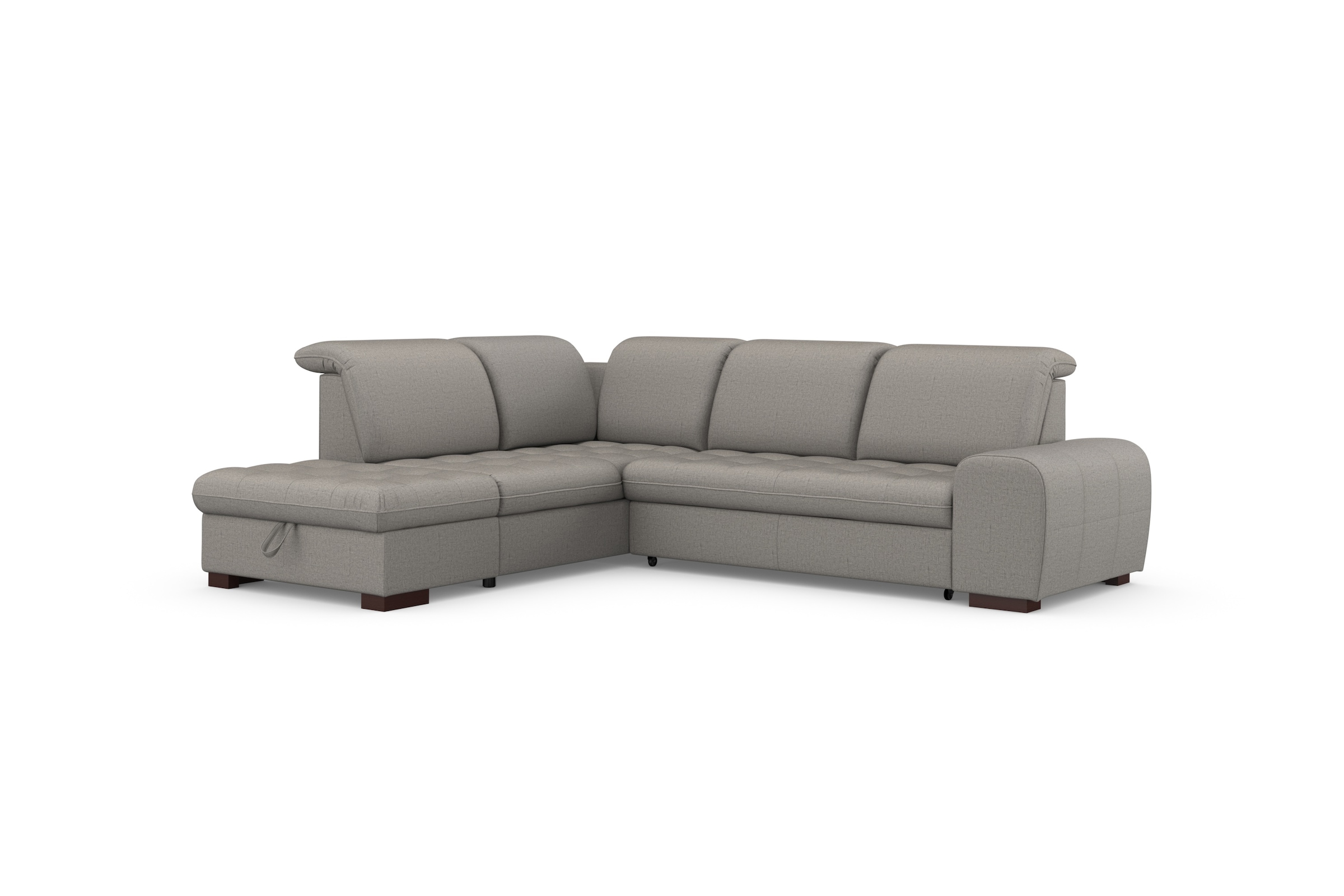 sit&more Ecksofa »Luxor L-Form«, wahlweise mit Bettfunktion, Stauraum und Kopfteilverstellung