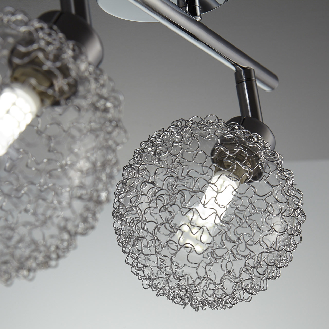 B.K.Licht LED flammig-flammig, drehbar Deckenleuchte, auf Design Deckenlampe Lampe Wohnzimmer bestellen Chrom Rechnung 2 G9 modern LED