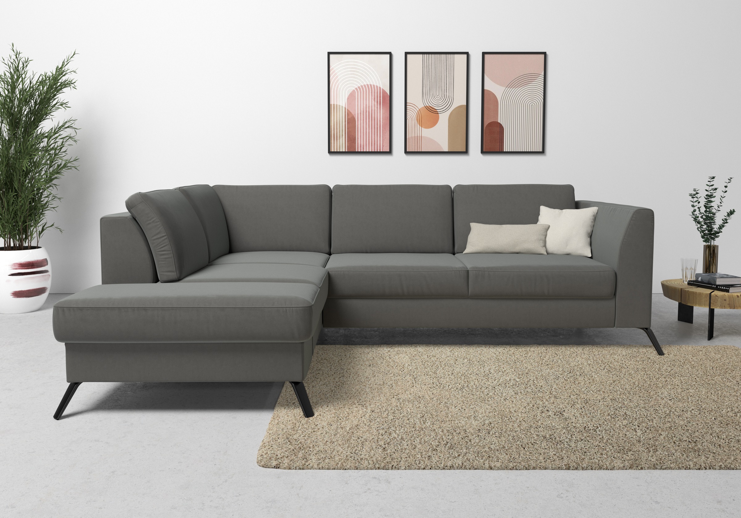sit&more Ecksofa »Olsen L-Form«, inklusive Sitztiefenverstellung, wahlweise günstig online kaufen