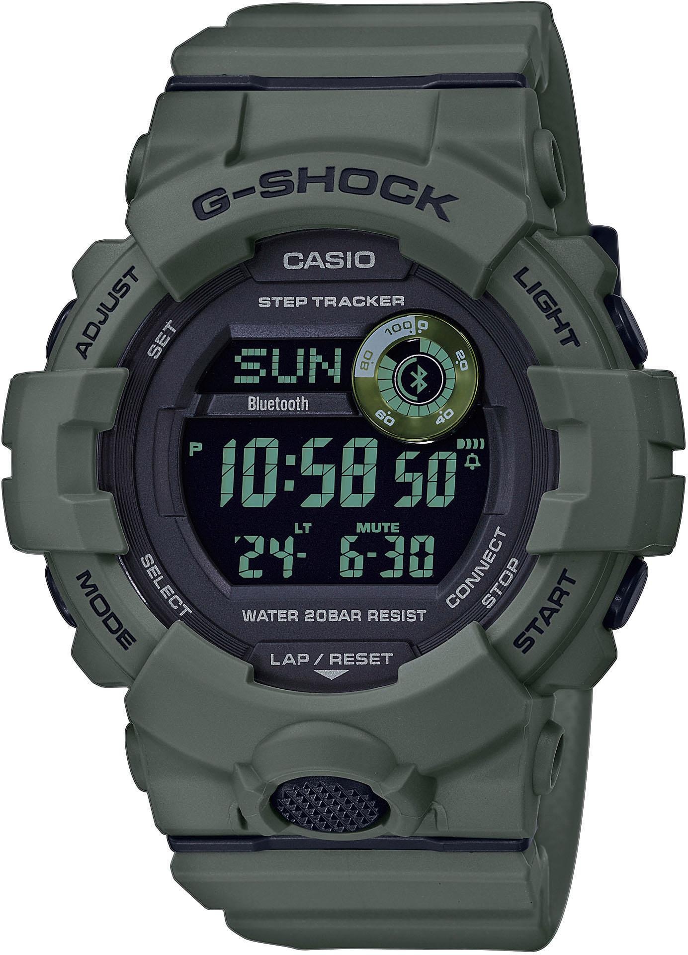 CASIO G-SHOCK Smartwatch »G-Squad, GBD-800UC-3ER«, (Quarzuhr,Armbanduhr Herrenuhr,Schrittzähler,bis 20 bar wasserdicht)