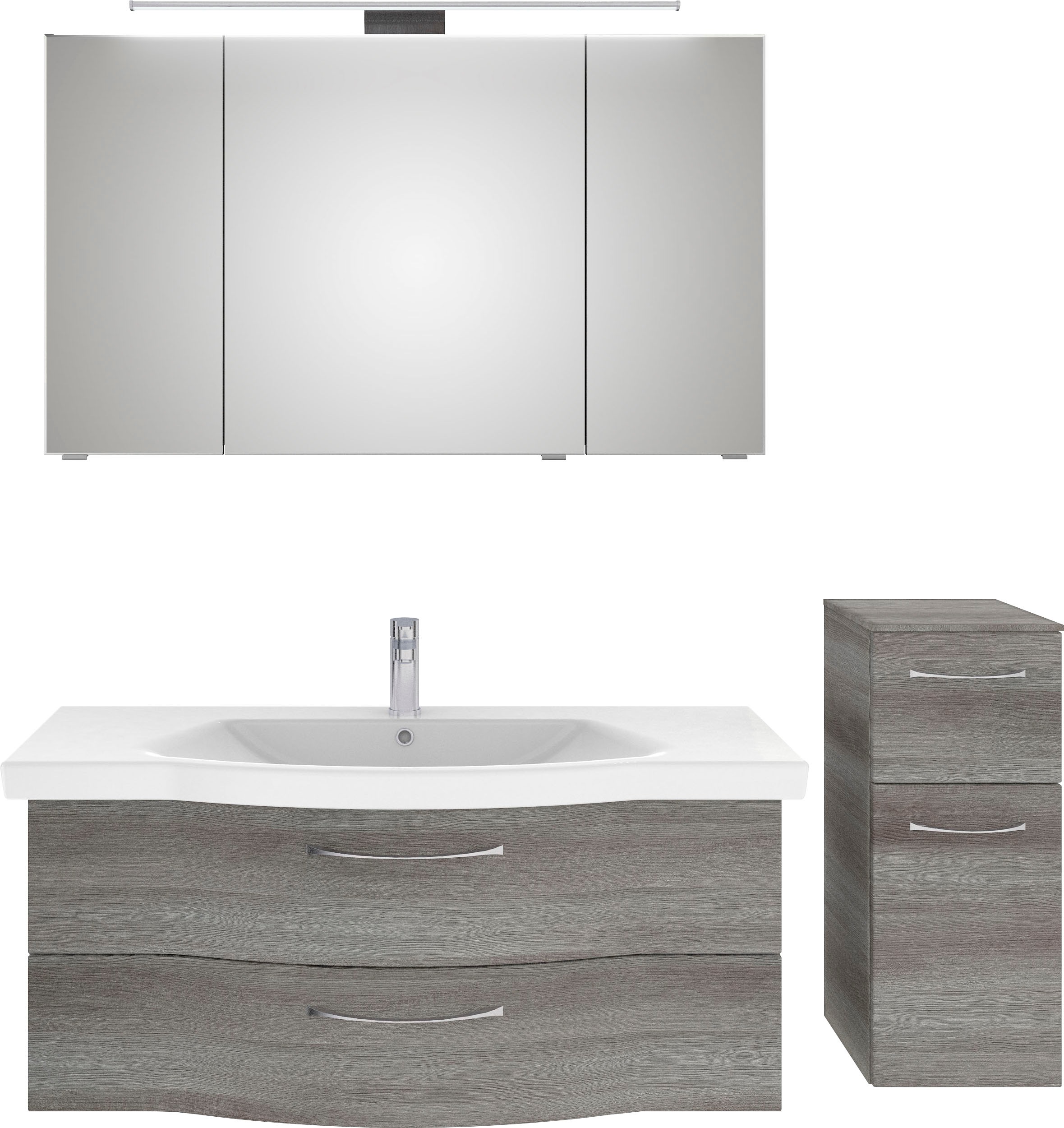 Saphir Badmöbel-Set »6005 Sprint 3-teilig, Keramik-Waschtisch mit LED-Spieg günstig online kaufen