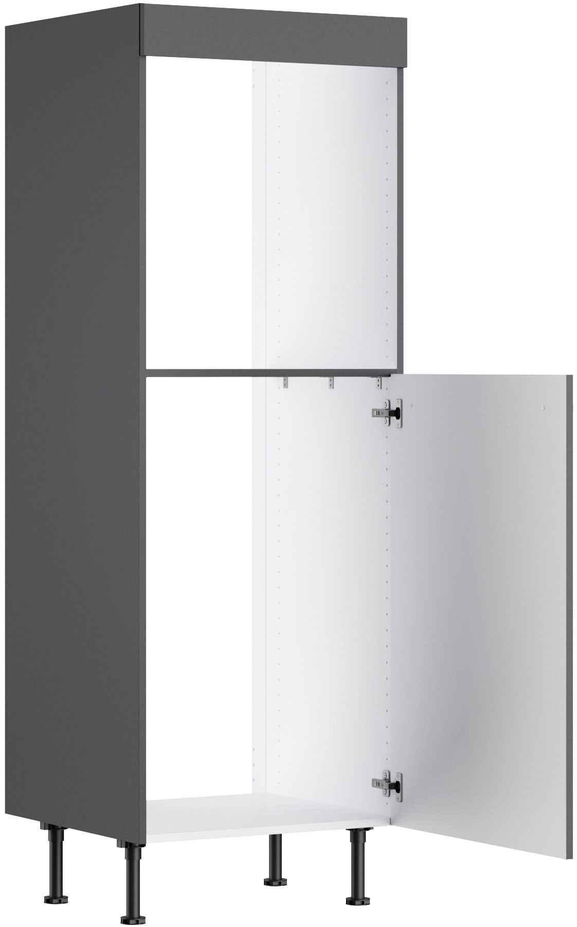 KOCHSTATION Backofen/Kühlumbauschrank »KS-Bern2«, Breite 60 cm, Höhe 176,6 cm, 1 Tür für integrierten Kühlschrank