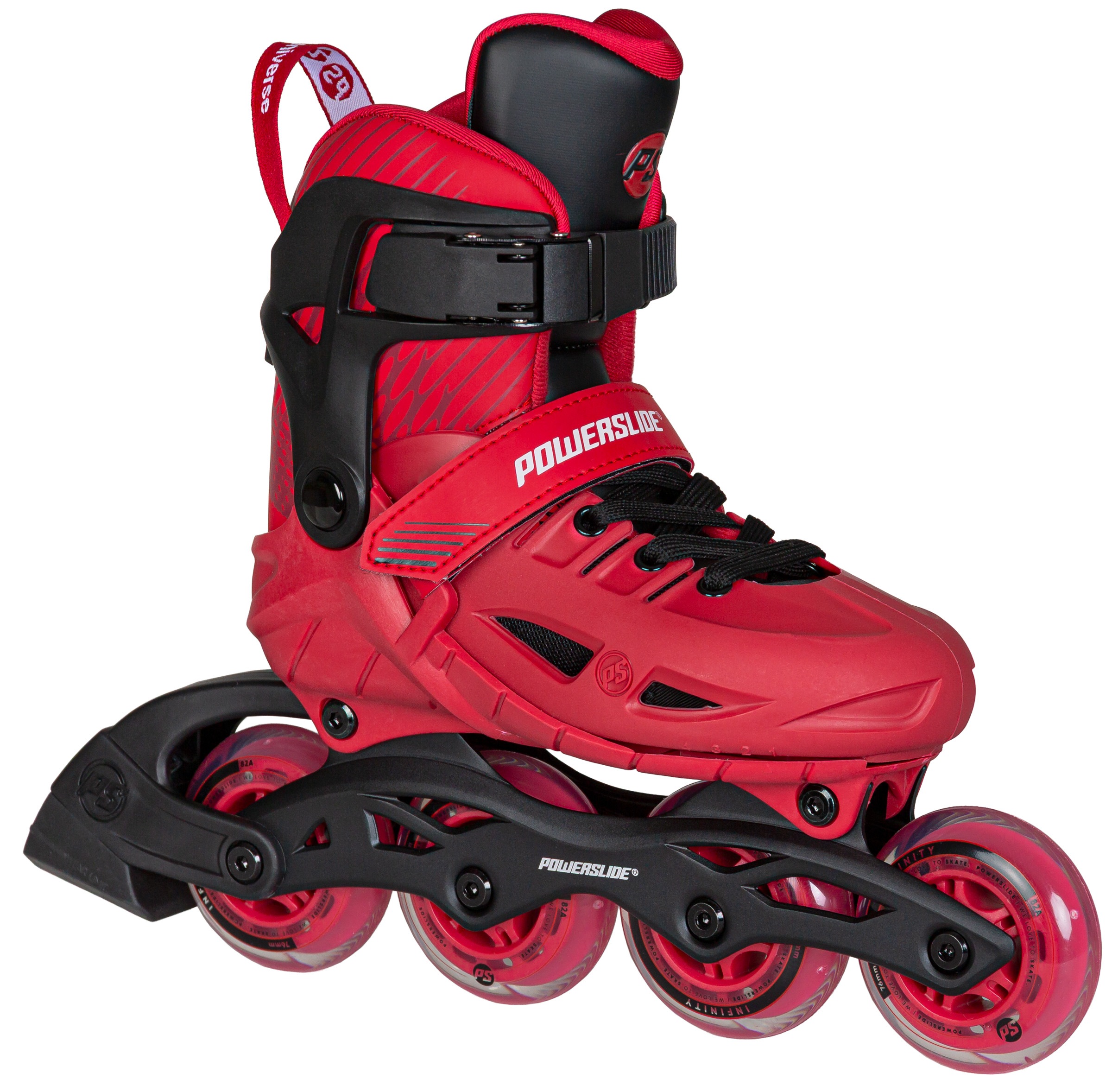 Powerslide Inlineskates »Universe Pink 4W Kids adj«
