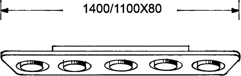 EVOTEC LED Deckenleuchte »LIGHT WAVE« LED-Board LED Deckenlampe