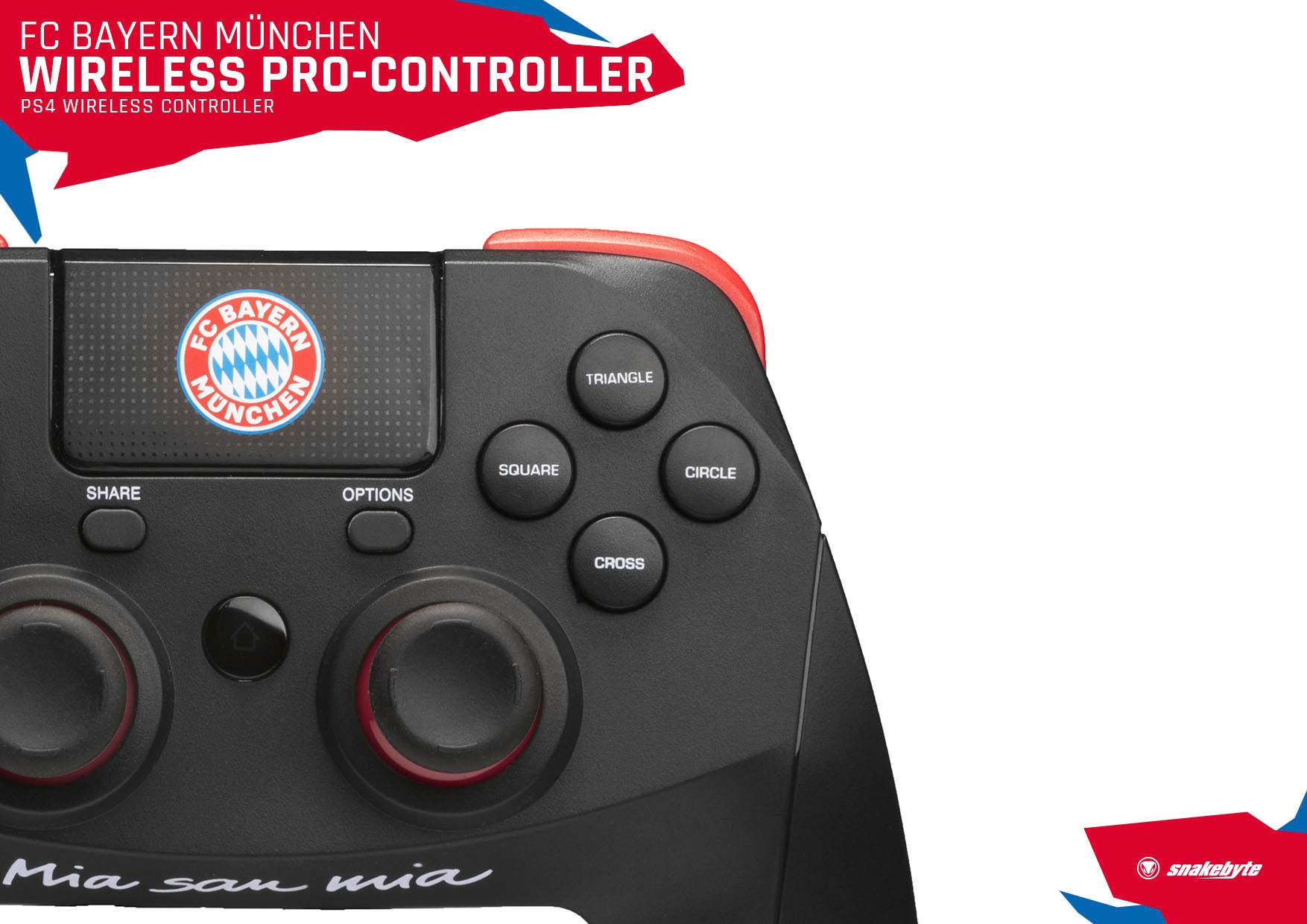 Snakebyte PlayStation 4-Controller »FC Bayern München PS4 Wireless Pro Controller«