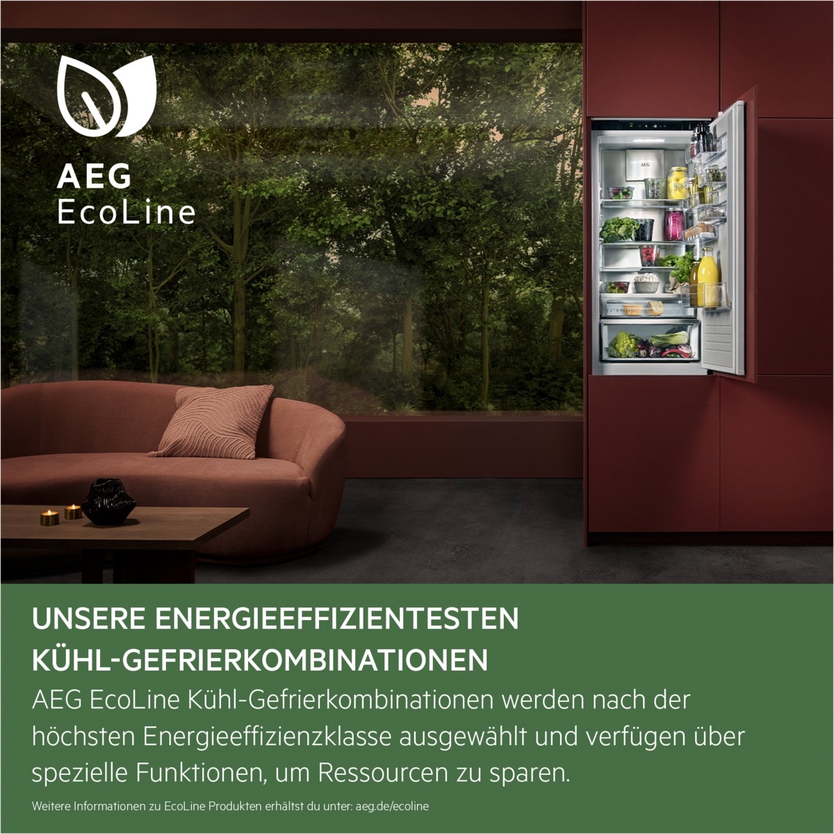 AEG Einbaukühlgefrierkombination 9000 »TSC9V18WCC3«, MultiChill 0°-Schublade: Maximal flexible Kühlung
