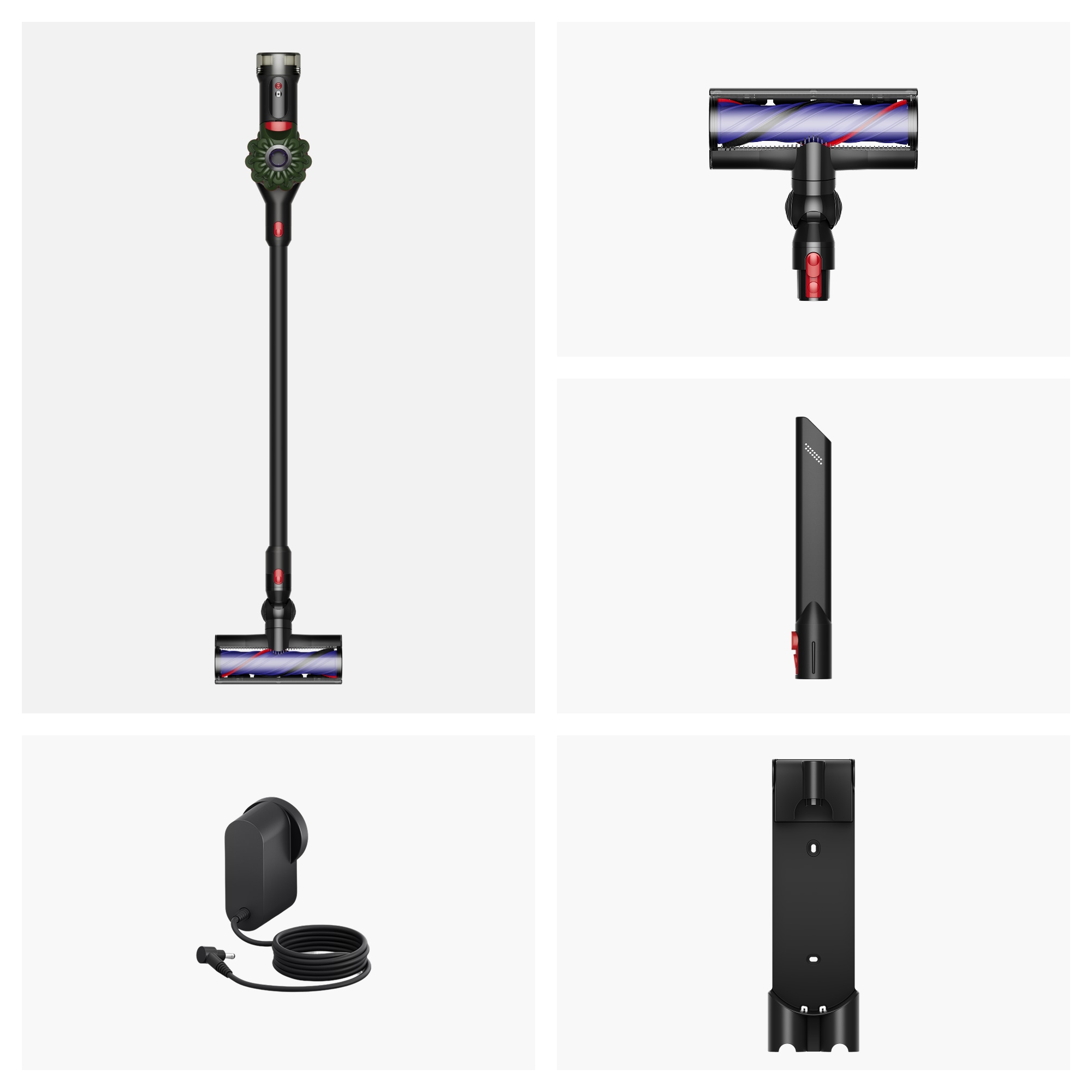 DYSON Akku-Hand-und Stielstaubsauger »V8 Cyclone« 150 AirWatt, 30 % mehr Leistung. 60 Minuten Laufzeit.