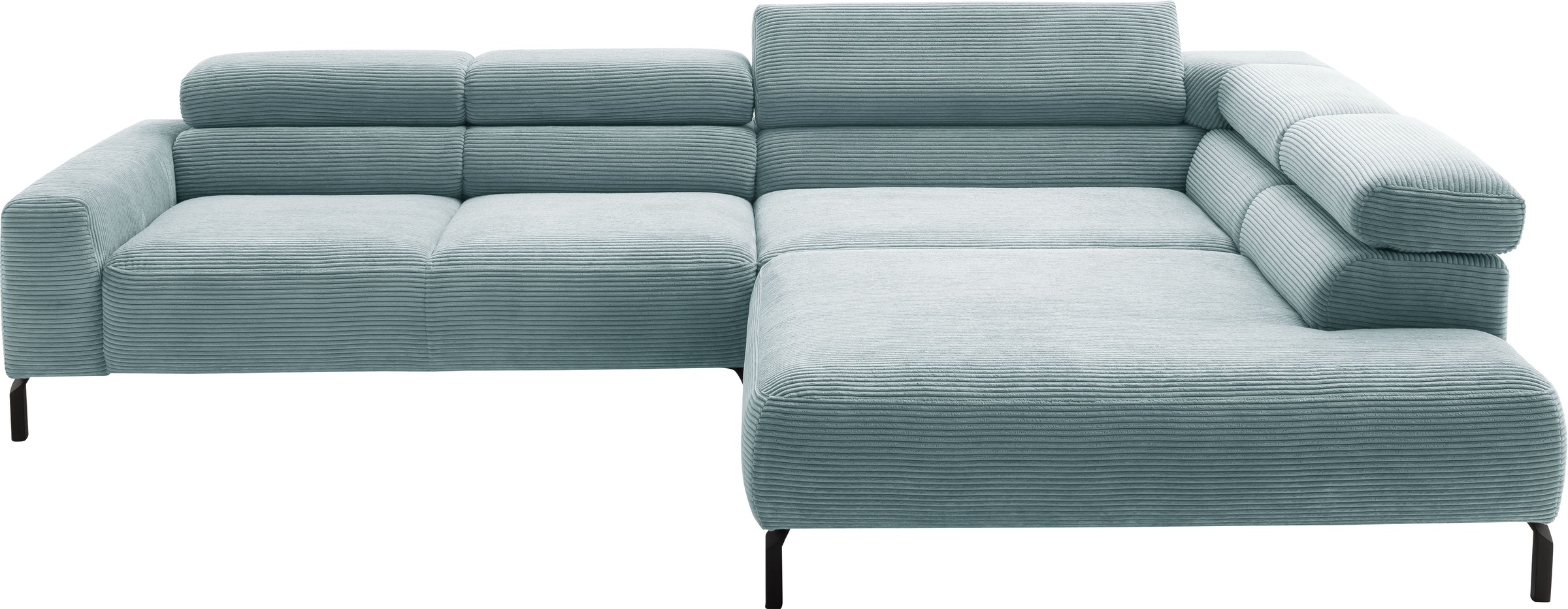 Home affaire Ecksofa »Antonelli, L-Form, inkl. Kopfteilverstellung, Breite günstig online kaufen