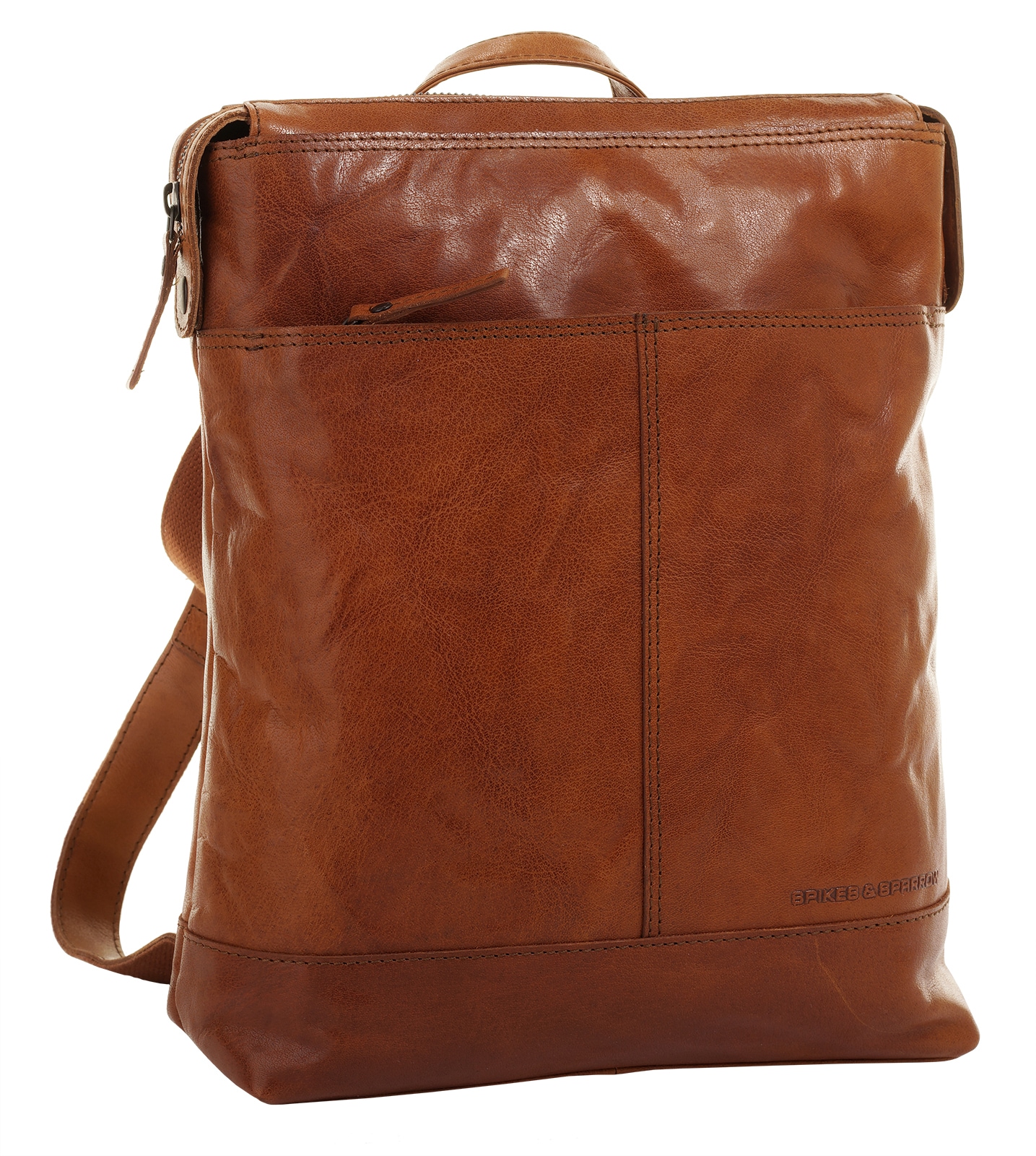 Spikes & Sparrow Laptoptasche, echt Leder