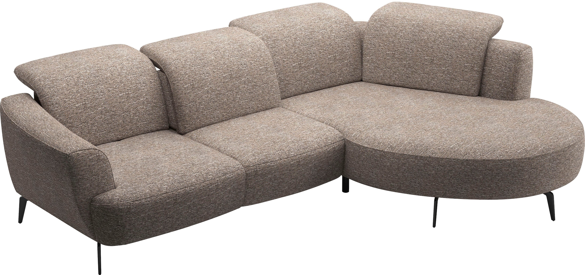 sit&more Ecksofa »Zoe«, ink.Sitztiefenverstellung, wahlweise mit Kopfteilverstellung