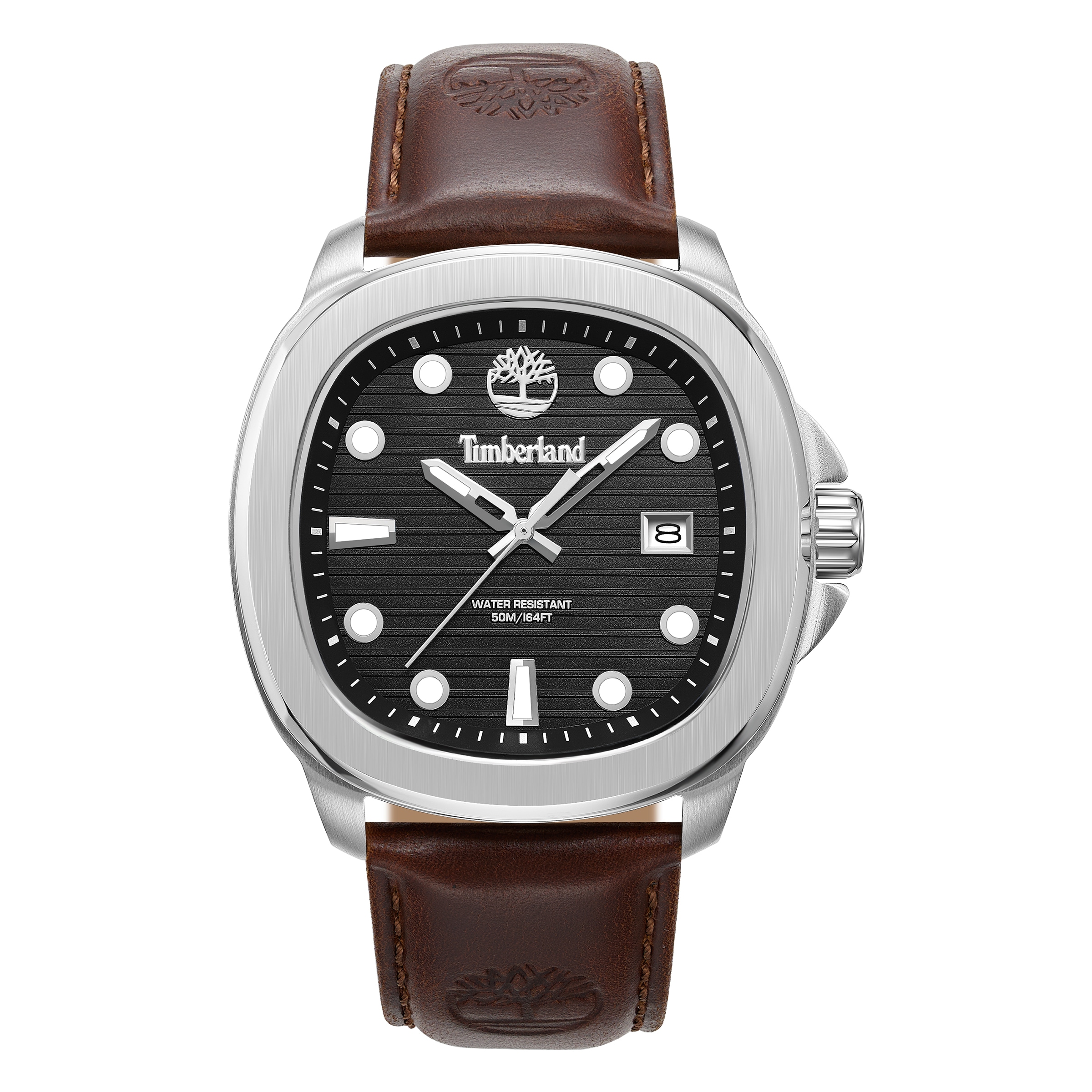 Timberland Quarzuhr »Greenough« Armbanduhr, Herrenuhr, Lederarmband, analog, Tag