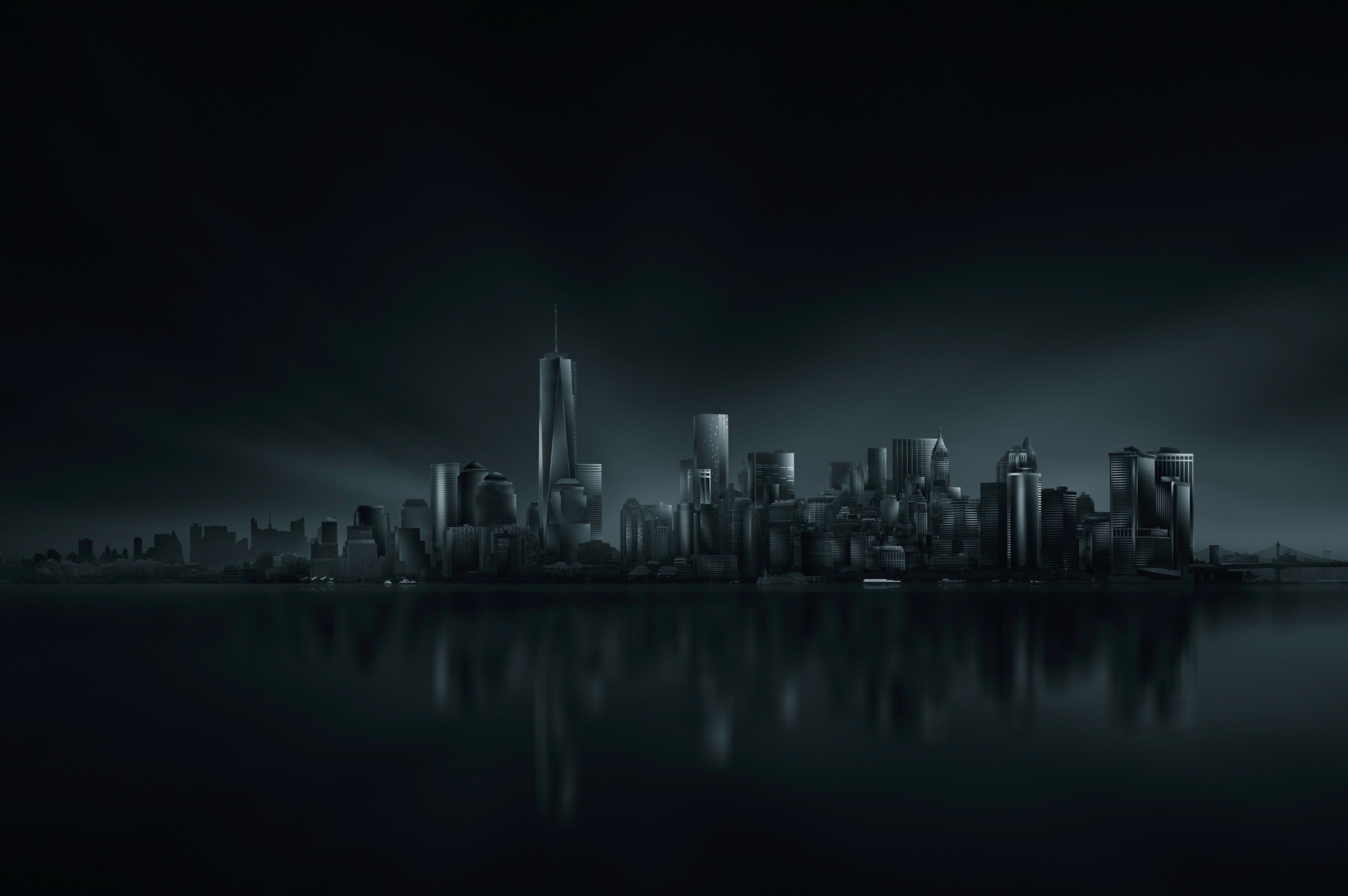 Papermoon Fototapete »Photo-Art MIGUEL ANGEL MARTIN, NEW YORK SKYLINE« günstig online kaufen