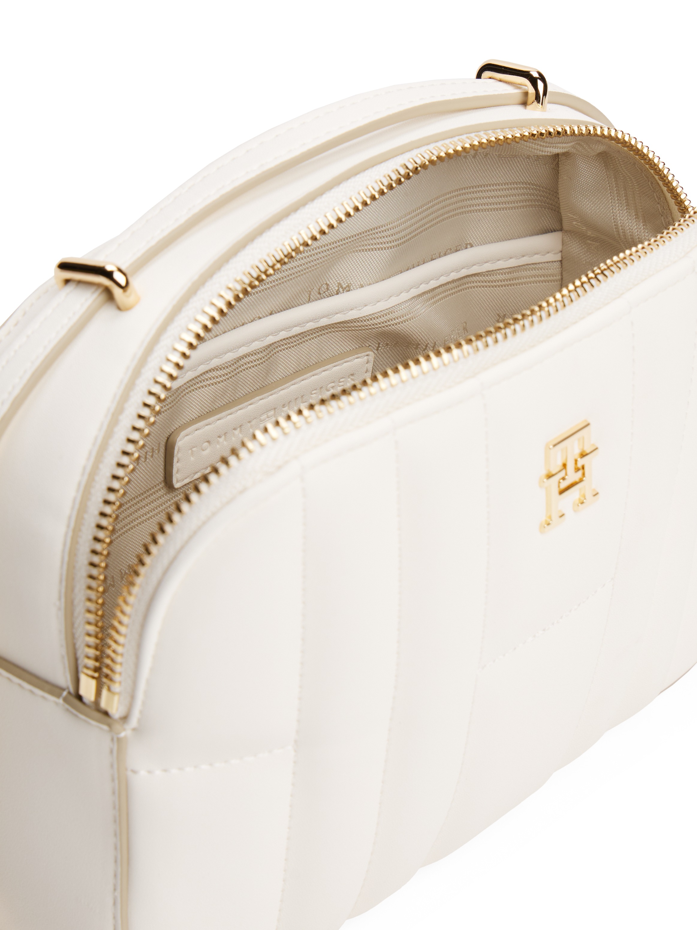 Tommy Hilfiger Umhängetasche »TH FEMININE CONV CAMERA BAG«, Damen Schultertasche, Minibag im trendigen Stepp-Design