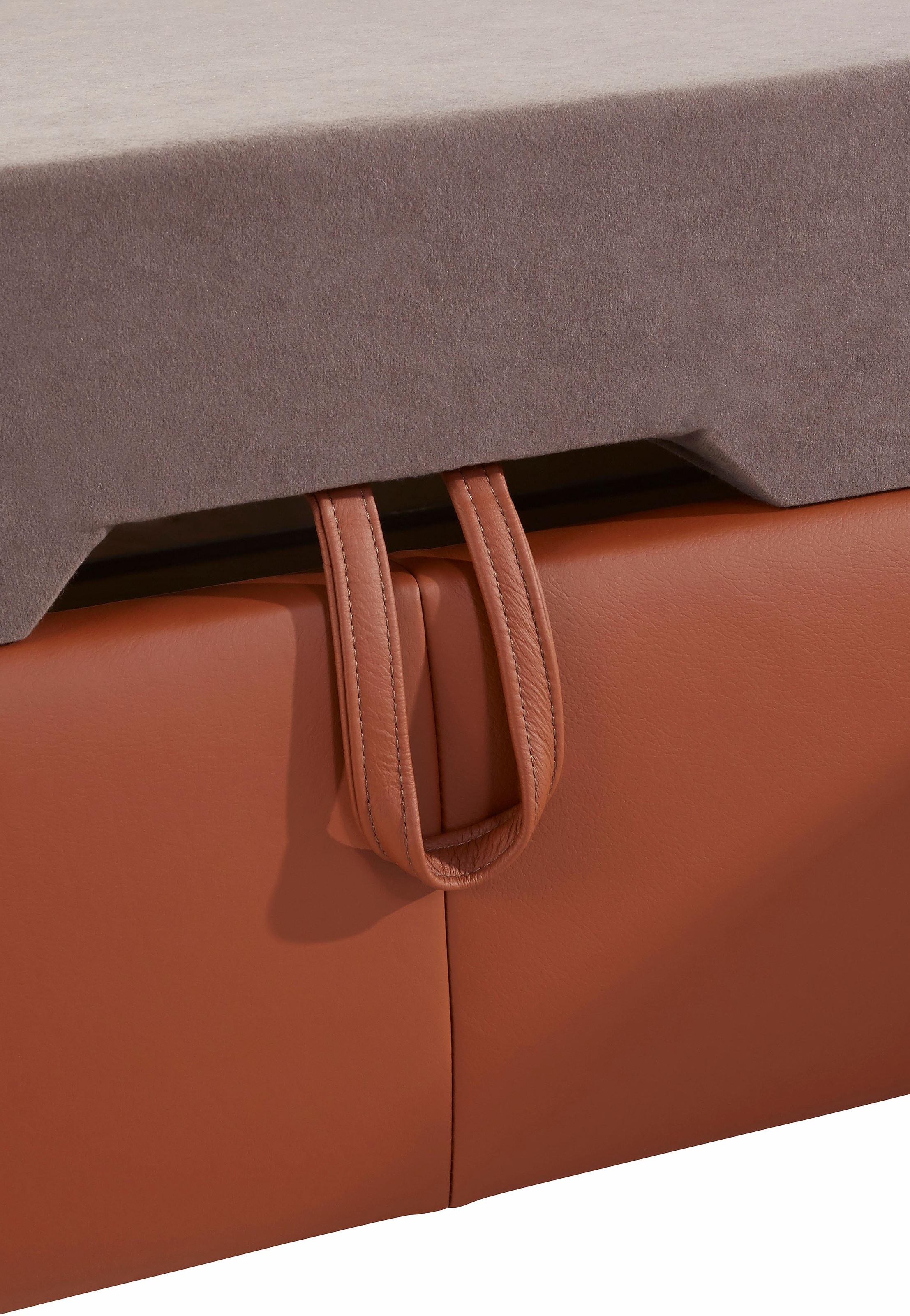 exxpo - sofa fashion Ecksofa »Spring, super bequem und komfortabel mit Armteil- und Kopfteilfunktion«, wahlweise mit Bettfunktion und Bettkasten, L-Form