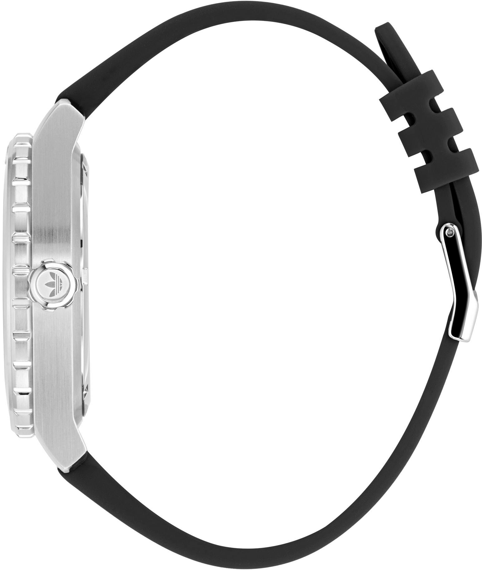 adidas Originals Quarzuhr »DISCOVERER ONE«, Armbanduhr, Herren, Damen, Silikonarmband, wasserabweisend bis 5 bar