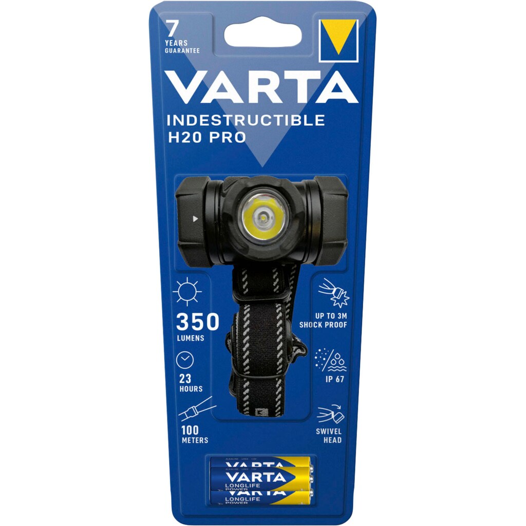 VARTA Stirnlampe »Indestructible H20 Pro«