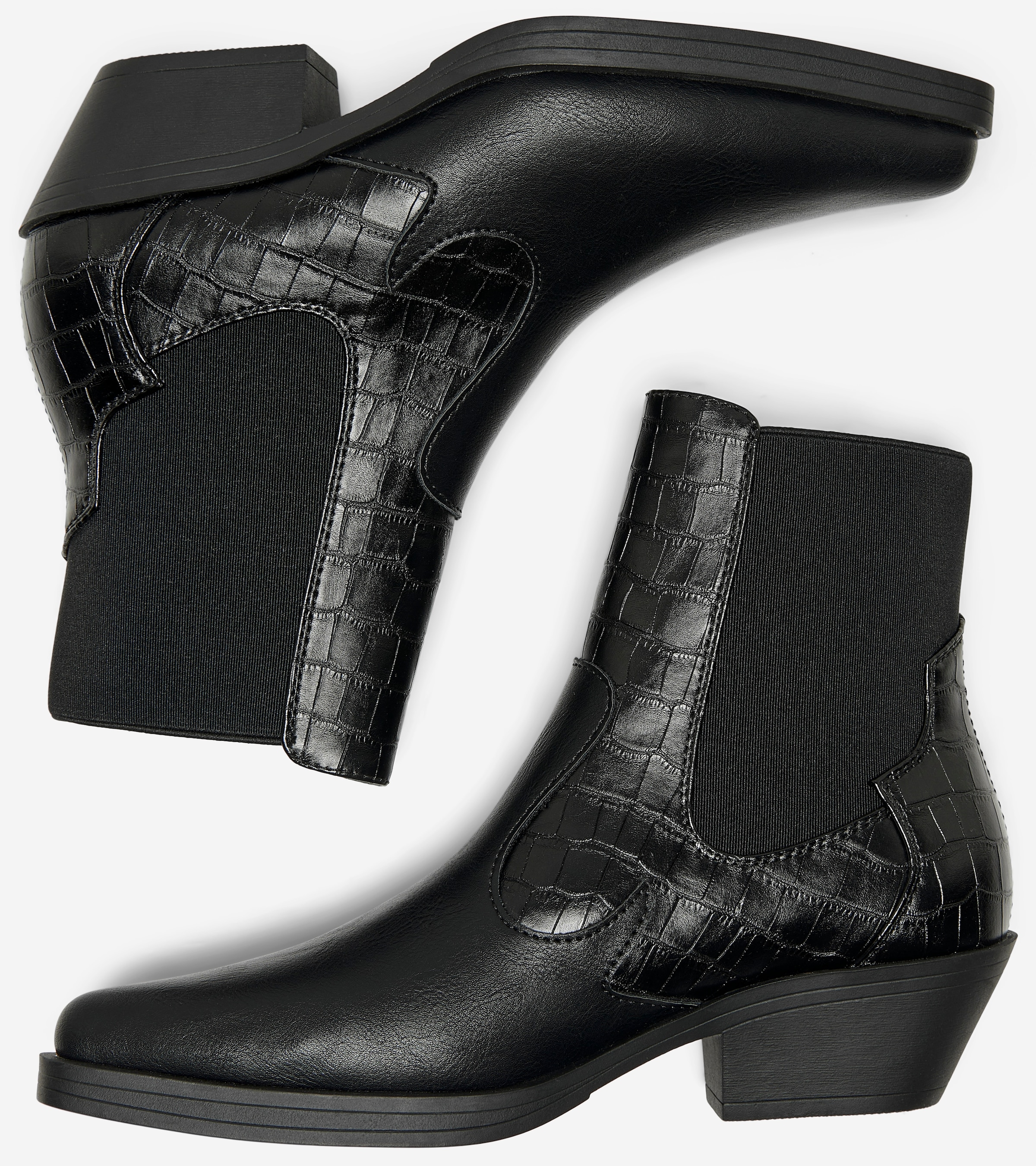 ONLY Shoes Westernstiefelette »ONLBRONCO-2«, Cowboy Stiefelette, Boots in spitz zulaufender Form