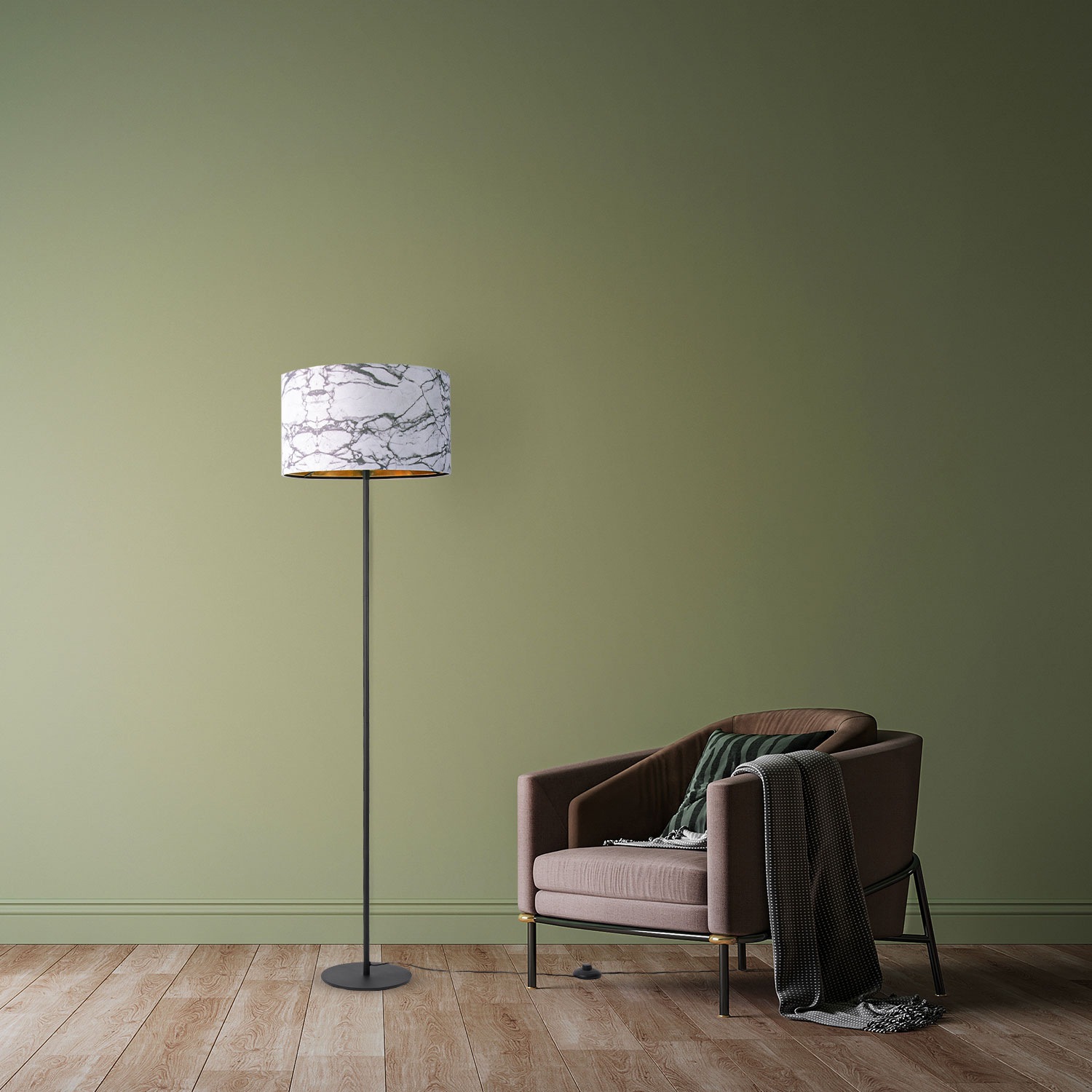 Paco Home Stehlampe »Kraft 525«, 1 flammig, Leuchtmittel E27   ohne Leuchtm günstig online kaufen