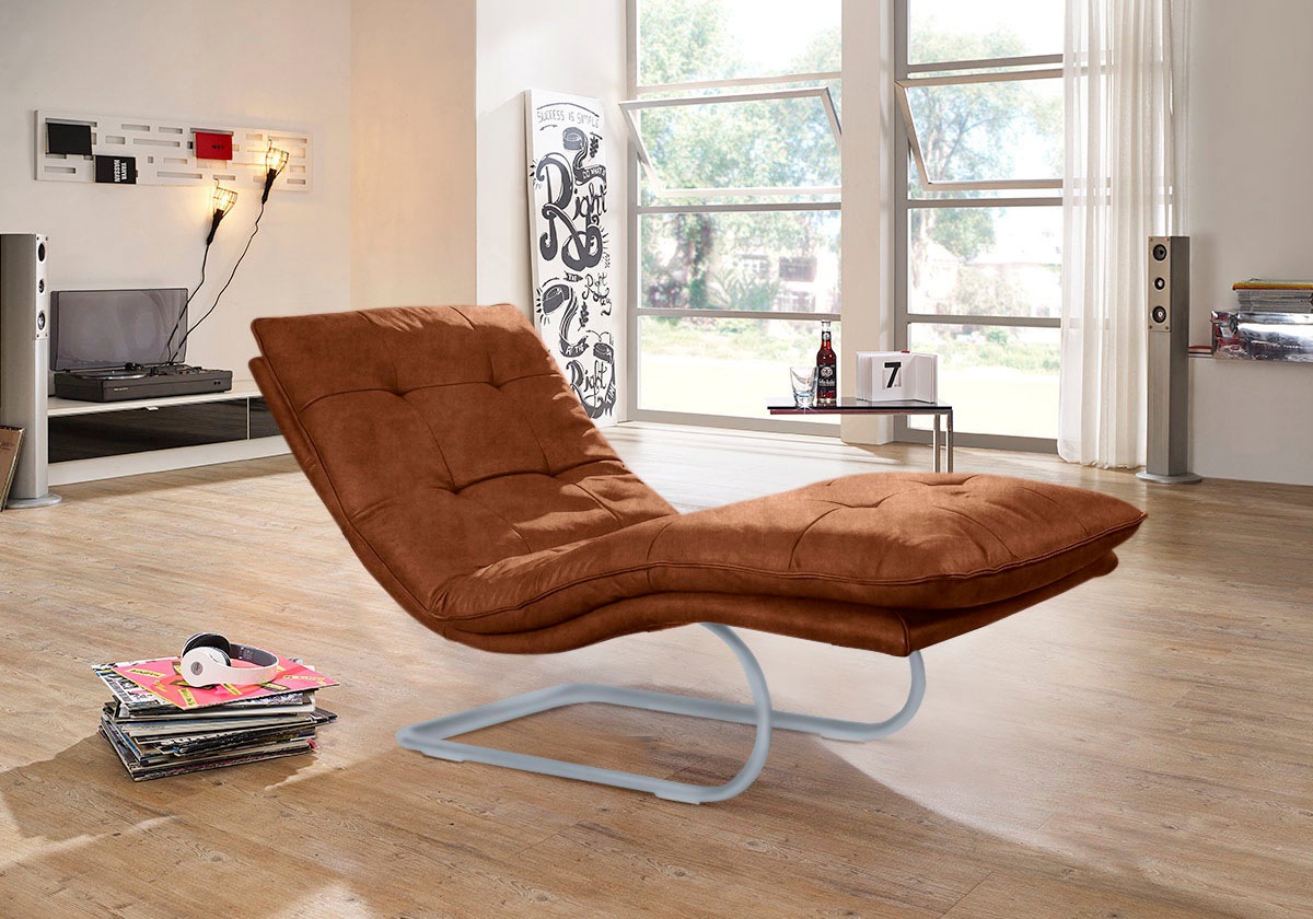 W.SCHILLIG Relaxliege »daily dreams« in Waffelkissen-Optik, wahlweise mit M günstig online kaufen