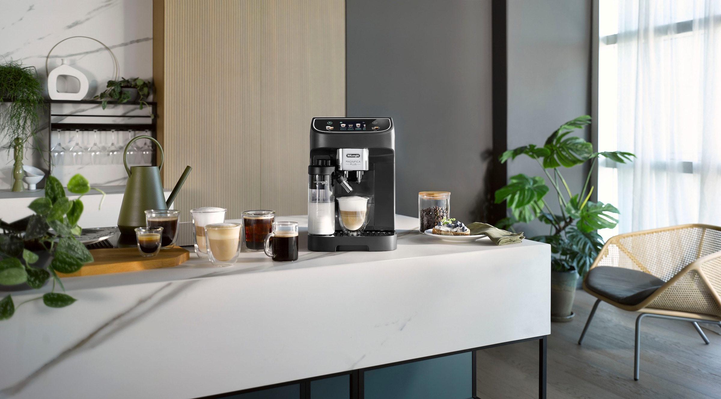 De'Longhi Kaffeevollautomat »Magnifica Plus ECAM 320.61.G«