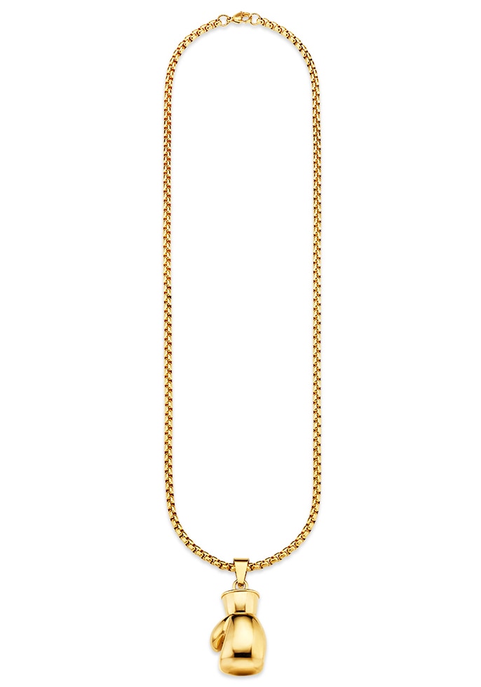 Bruno Banani Kette mit Anhänger »Schmuck Geschenk Halskette Box-Handschuh, Venezianerkette«
