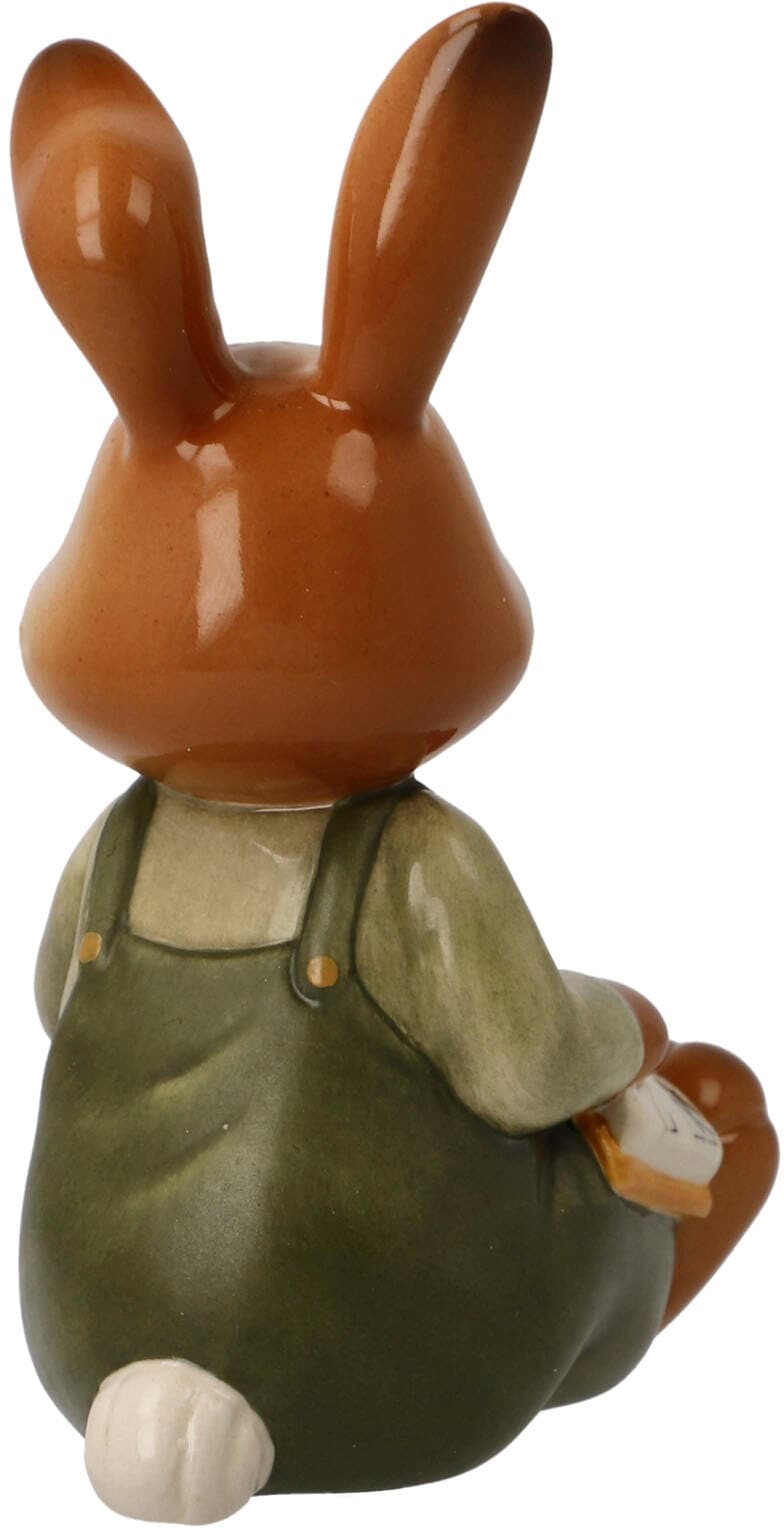 Goebel Osterhase »Hasenschule - Früh übt sich«, Sammelfigur, Hase beim Lesen