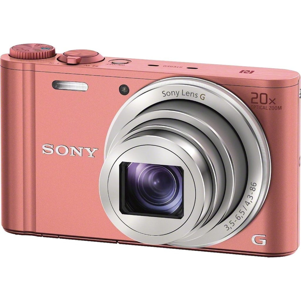 Sony Superzoom-Kamera »Cyber-Shot DSC-WX350«, 25mm Sony G, 18,2 MP, 20 fachx opt. Zoom, WLAN (Wi-Fi), 20 fach optischer Zoom