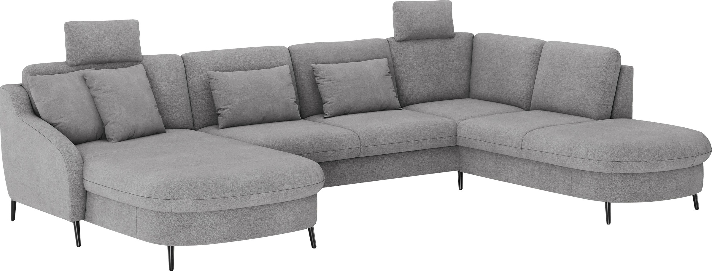 sit&more Wohnlandschaft »Soul U-Form«, wahlweise mit Bettfunktion und Bettkasten oder Schubkasten
