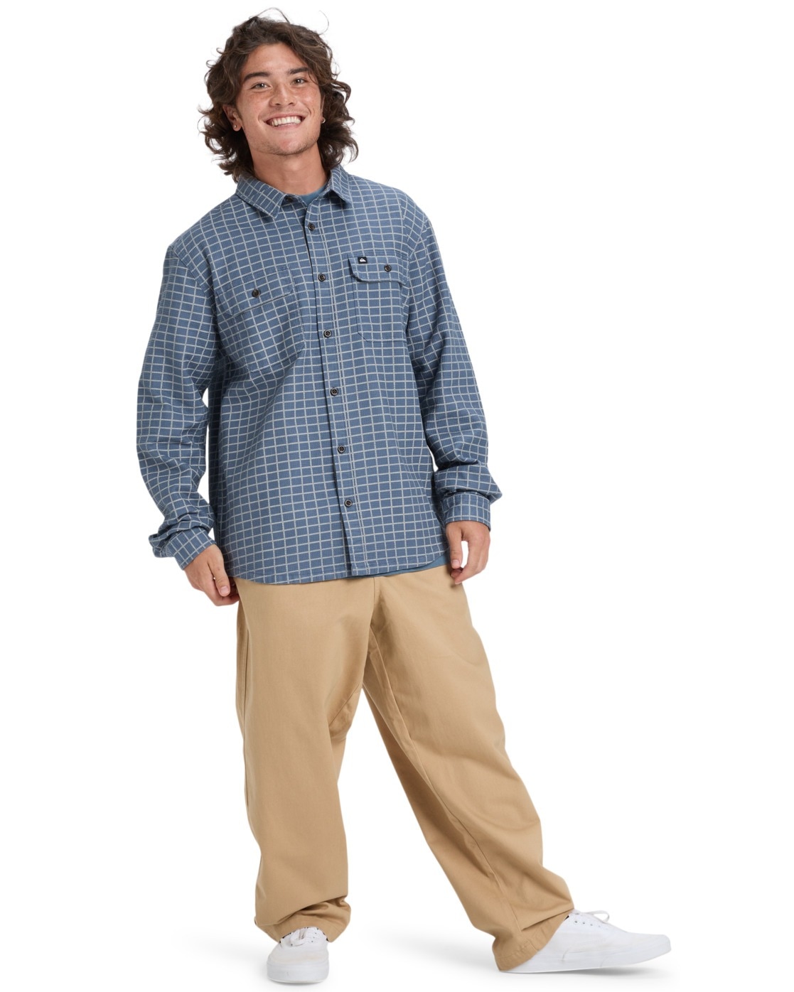 Quiksilver Langarmhemd »Salt Lake Waffle«