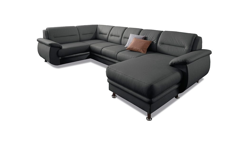 sit&more Wohnlandschaft »Mailand U-Form«, wahlweise mit Bettfunktion, frei im Raum stellbar