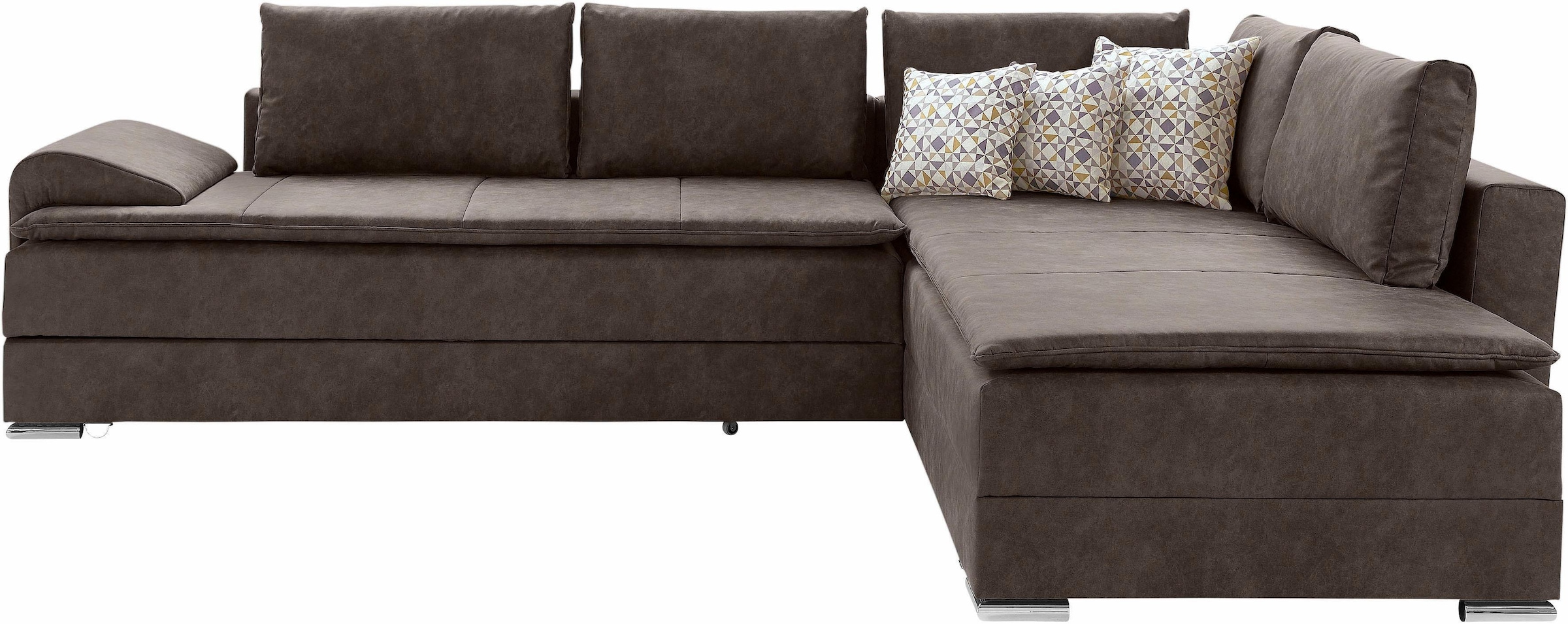INOSIGN Ecksofa »Boxspringbett Night & Day L-Form mit Dauer-Schlaffunktion günstig online kaufen