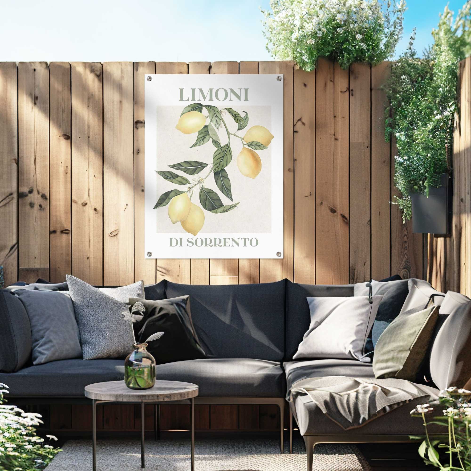 Reinders! Poster »Limoni« Garten - Zitrone - Sorrento - Gelb - Leinwand - 60x80 cm