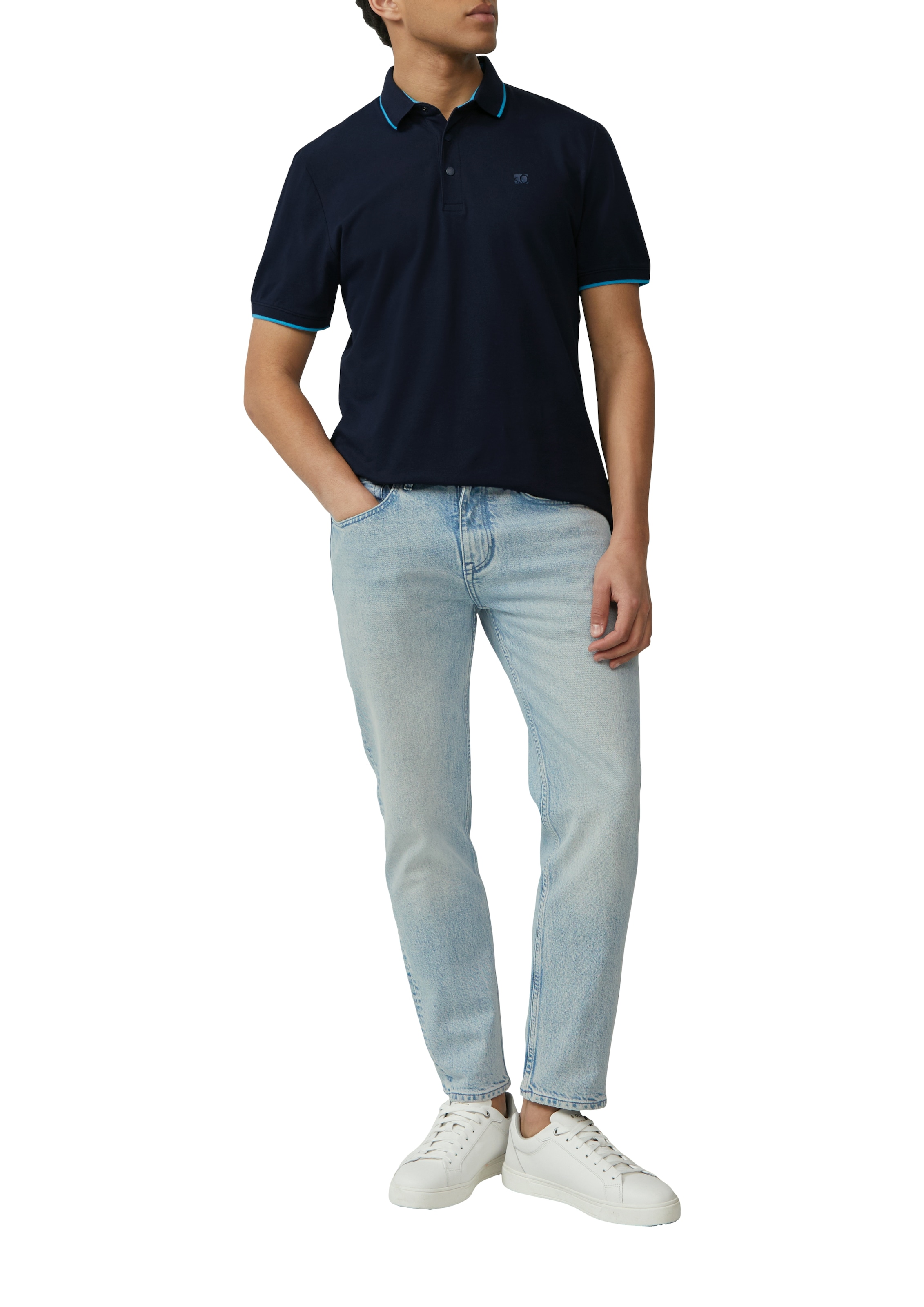 s.Oliver Poloshirt, mit Kontrast-Details