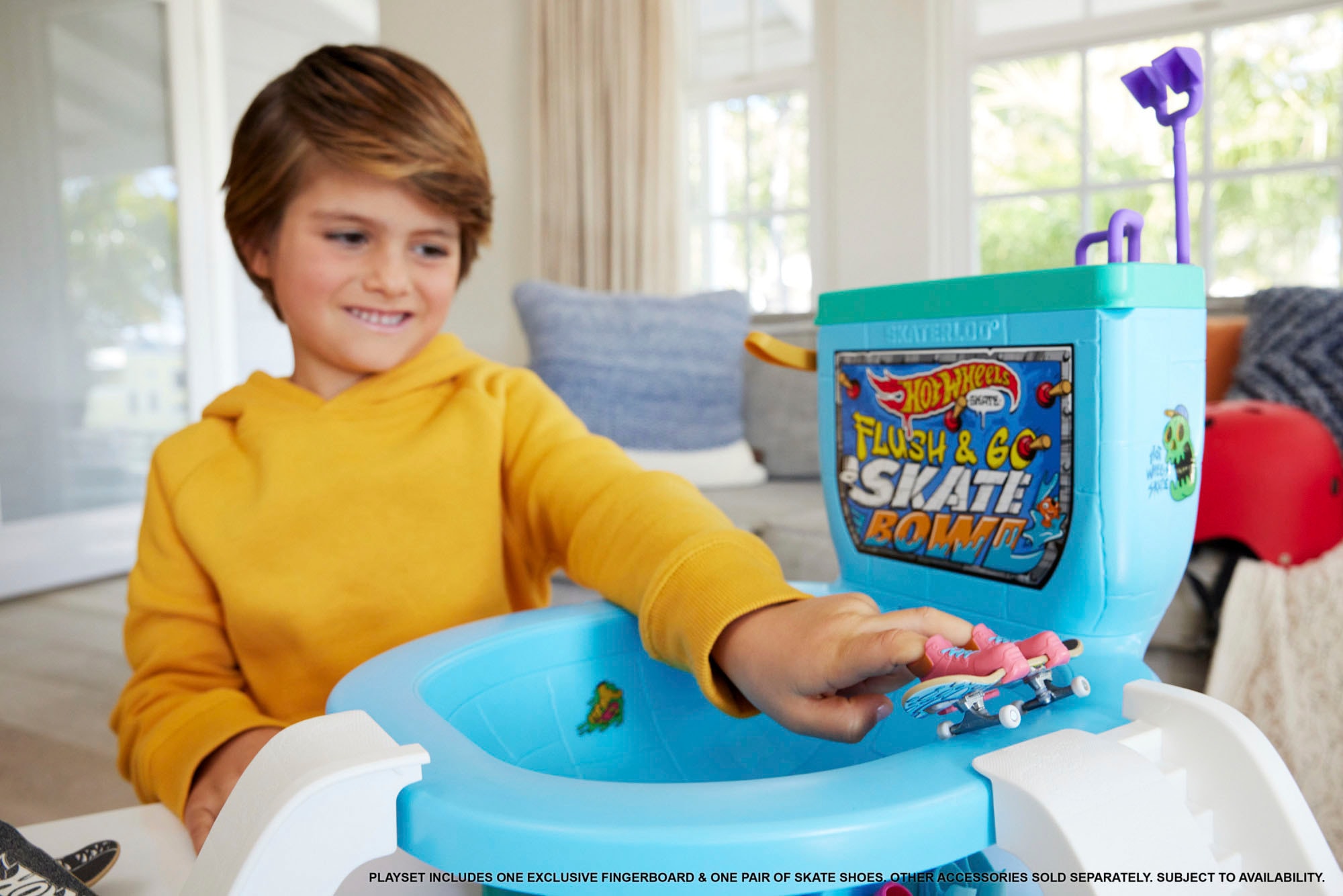 Hot Wheels Spielwelt »Skate Spülen und los gehts“-Skatebowl Fingerboard-Set«