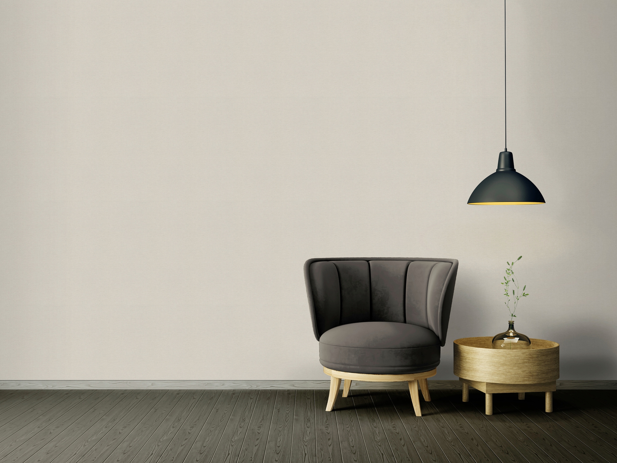 A.S. Création Vliestapete »Ethnic Origin Uni«, uni-einfarbig-unifarben, Tapete einfarbig Tapeten Wohnzimmer Schlafzimmer Küche modern Design