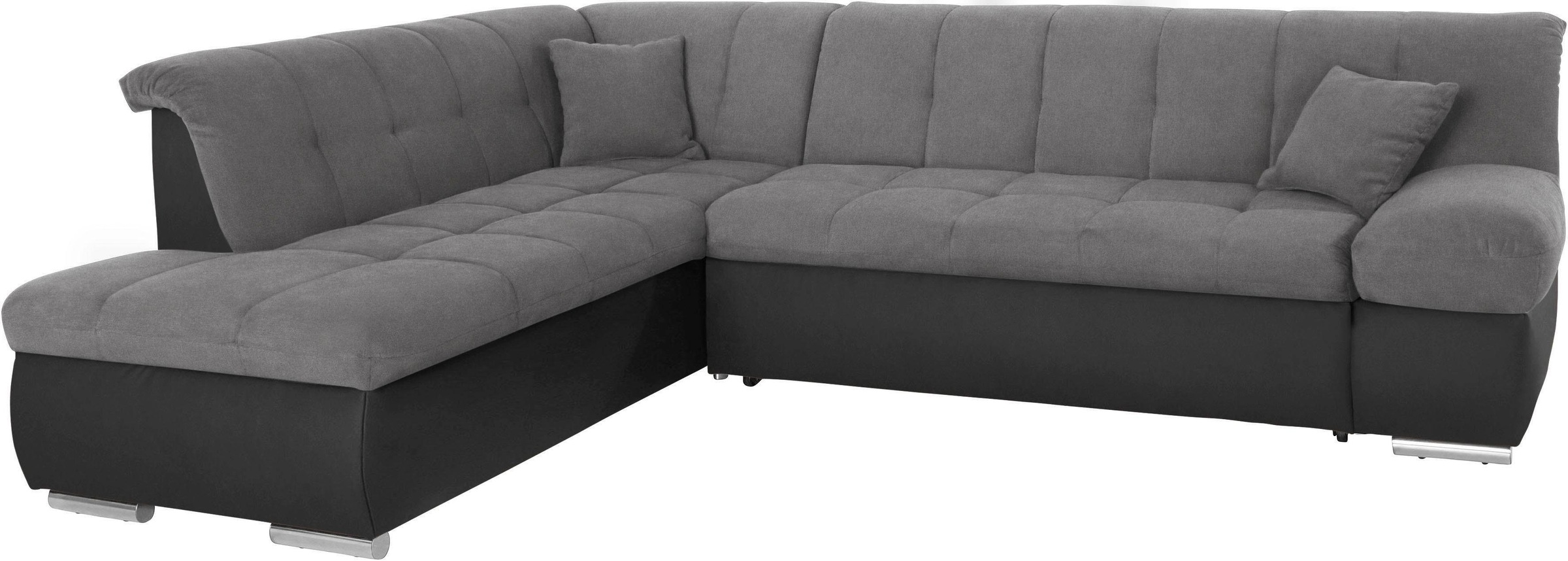 DOMO collection Ecksofa »Mona L-Form«, wahlweise mit Bett- und Armlehnfunktion