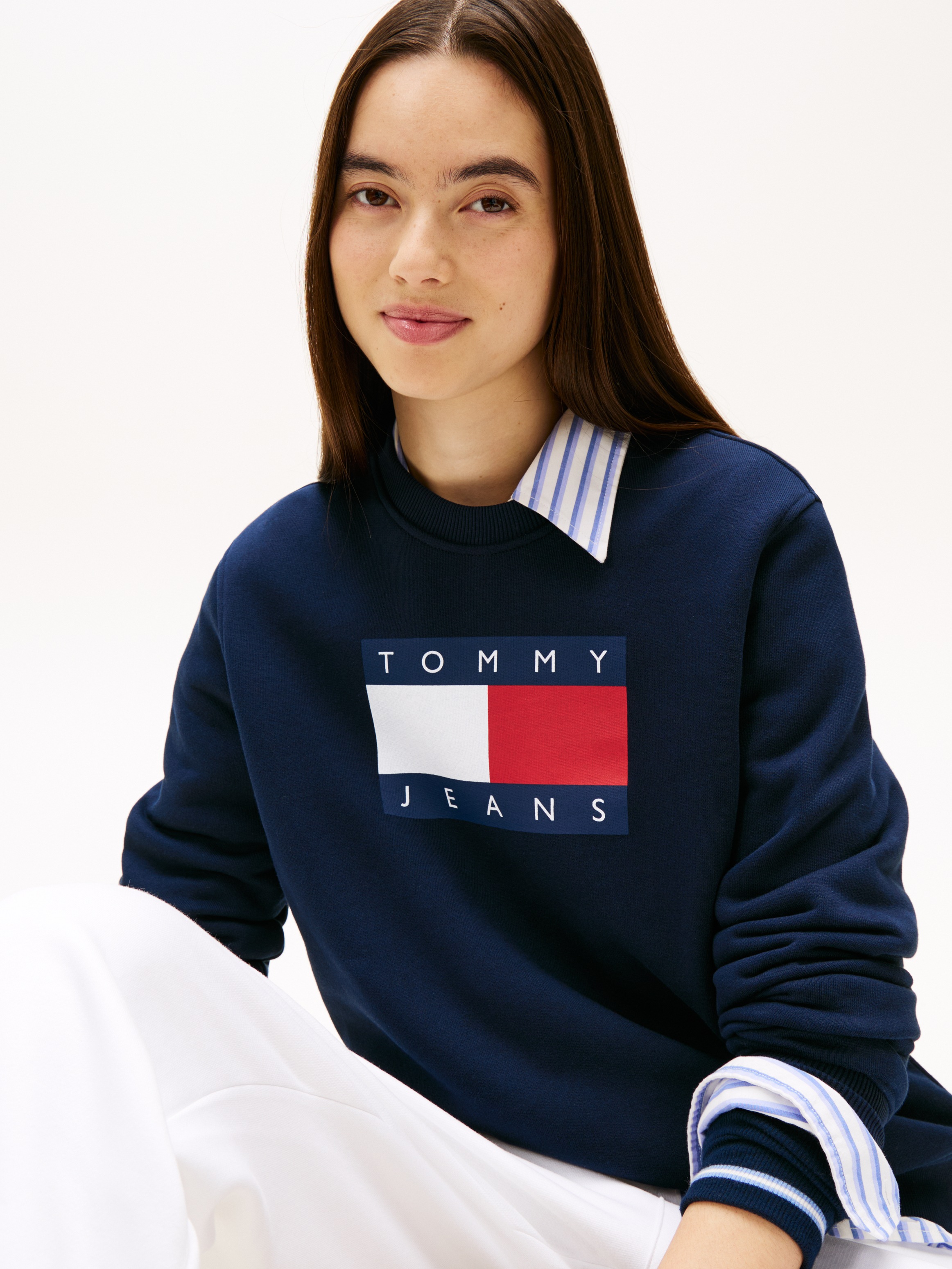 Tommy Jeans Sweatshirt »TJW REG TJ FLAG CREW«
