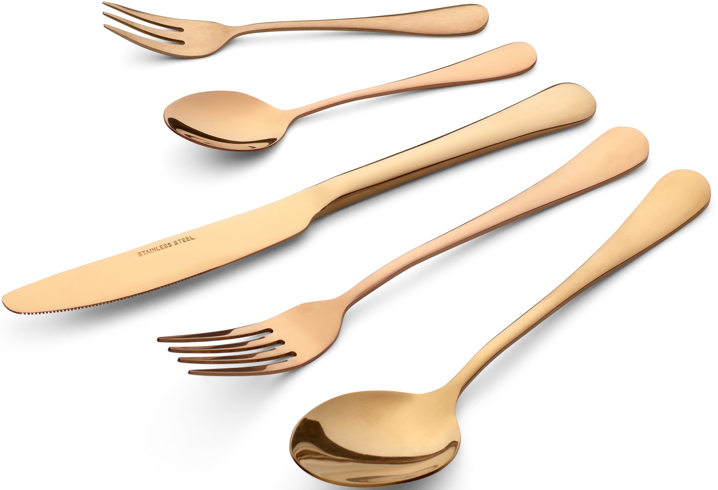 ECHTWERK Besteck-Set »Sorrent«, (Set, 30 tlg.), Tafelbesteck, Stonewashed günstig online kaufen