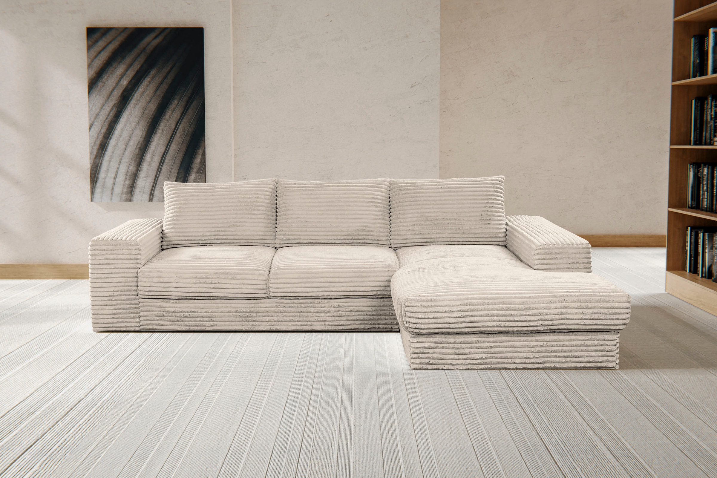 WERK2 Ecksofa Rozzana, in modischem Cord-Bezug günstig online kaufen
