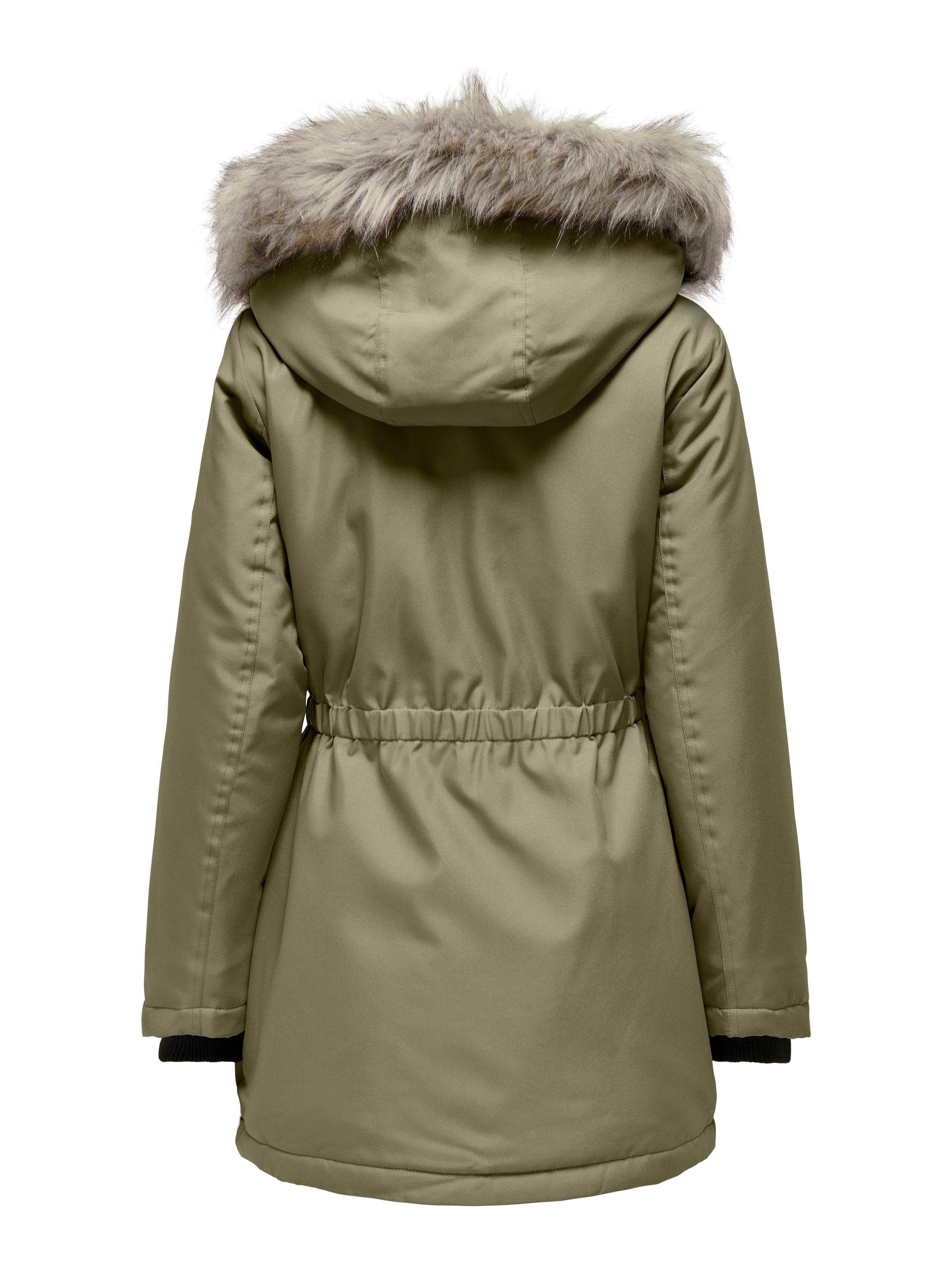 ONLY Parka »ONLIRIS FUR WINTER PARKA LIFE CC OTW«, mit Kapuze, mit verdeckter Knopfleiste