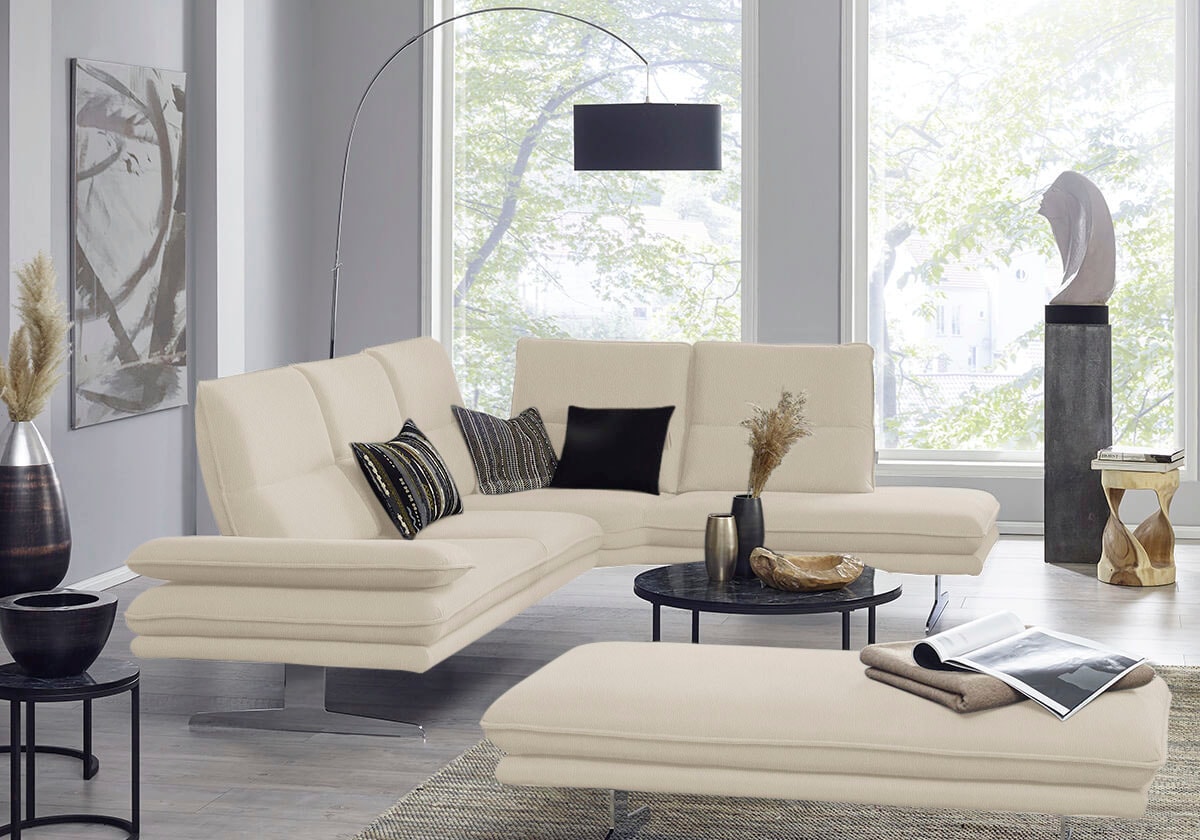 W.SCHILLIG Ecksofa "broadway, Designsofa, mit tollem Sitzkomfort, L-Form", günstig online kaufen