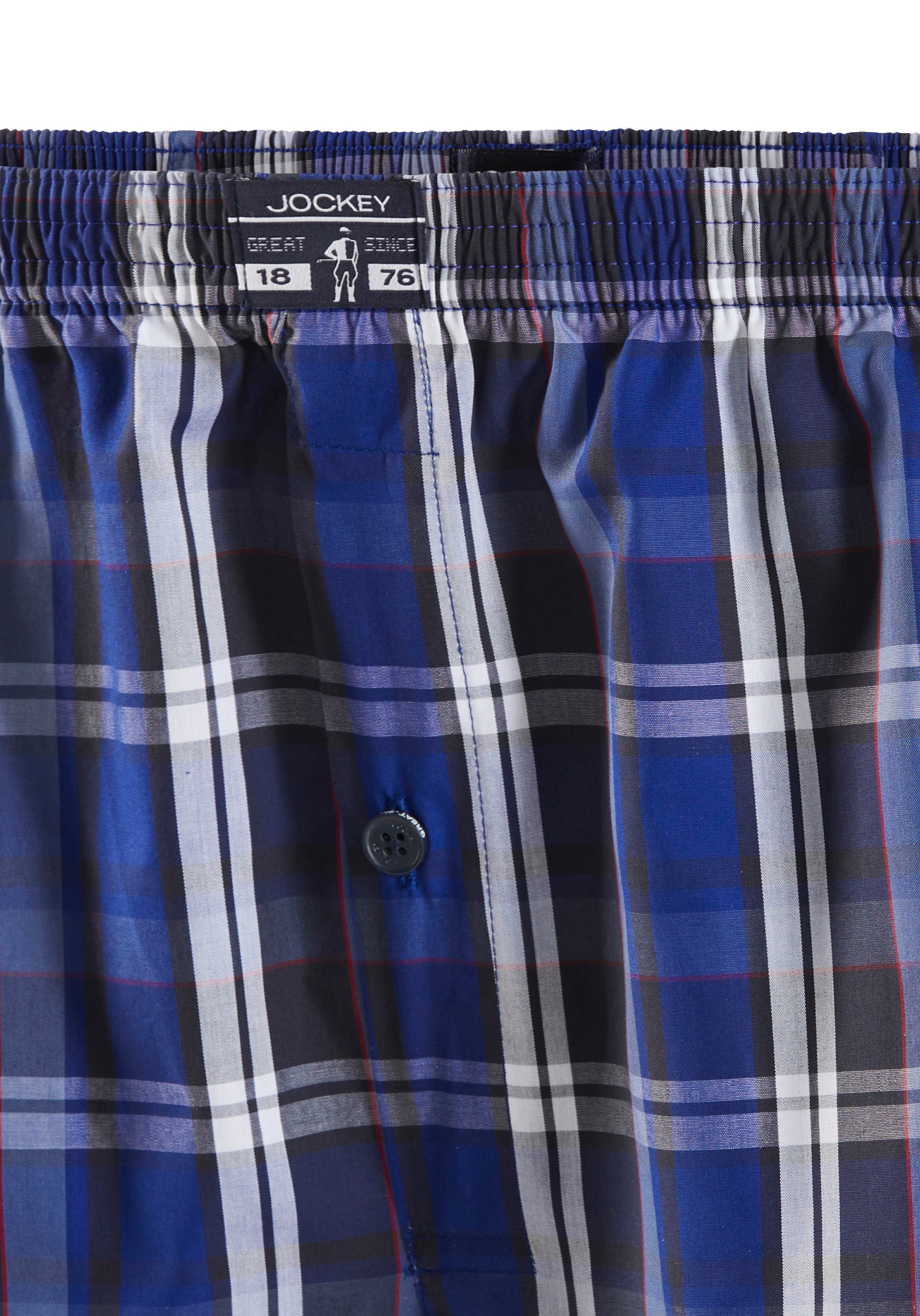 Jockey Webboxer »Everyday Striped« 2er Pack,  mit Marken Weblabel am Bund